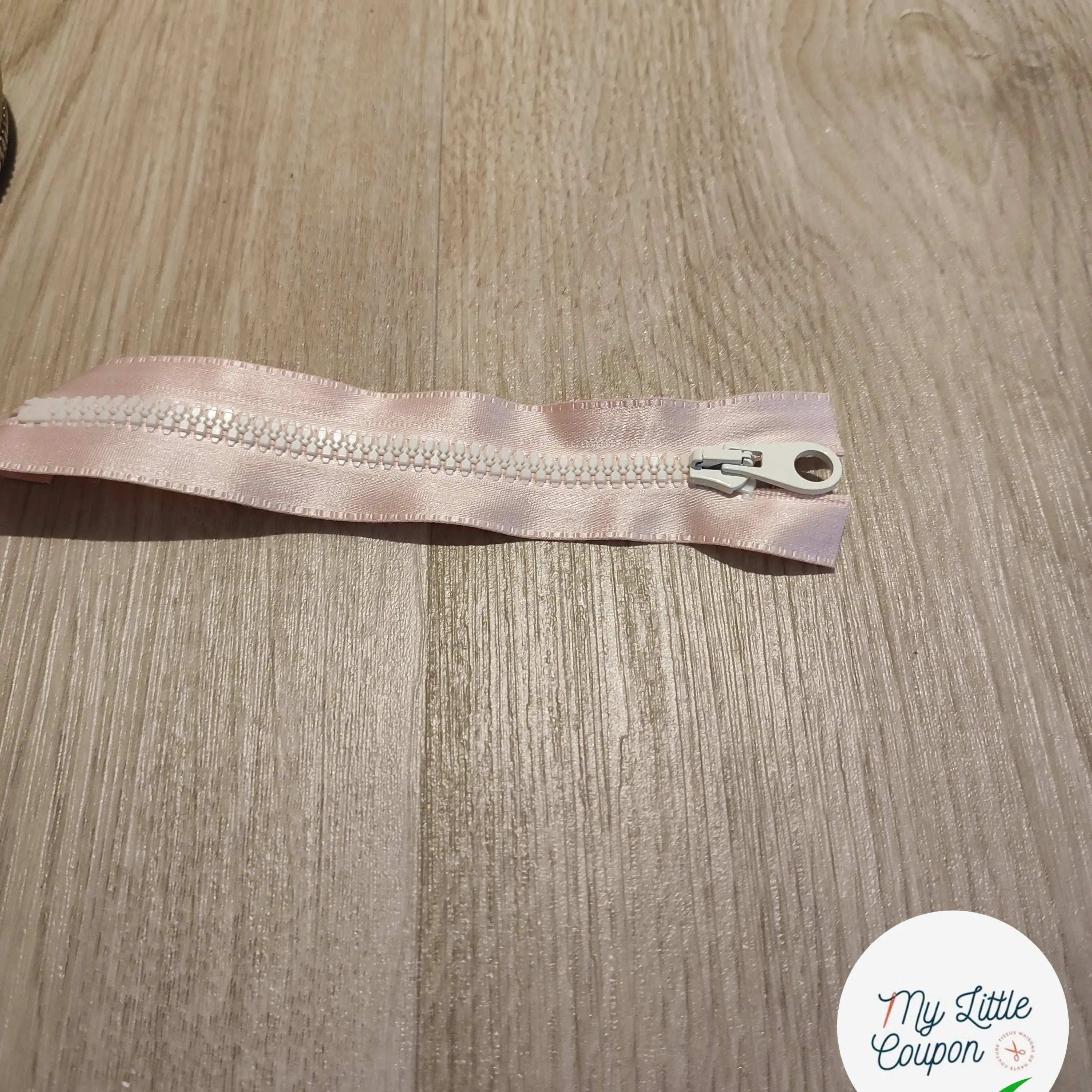 FERMETURE RIRI METAL NON SEPARABLE 16CM ROSE POUDRÉ - My Little Coupon