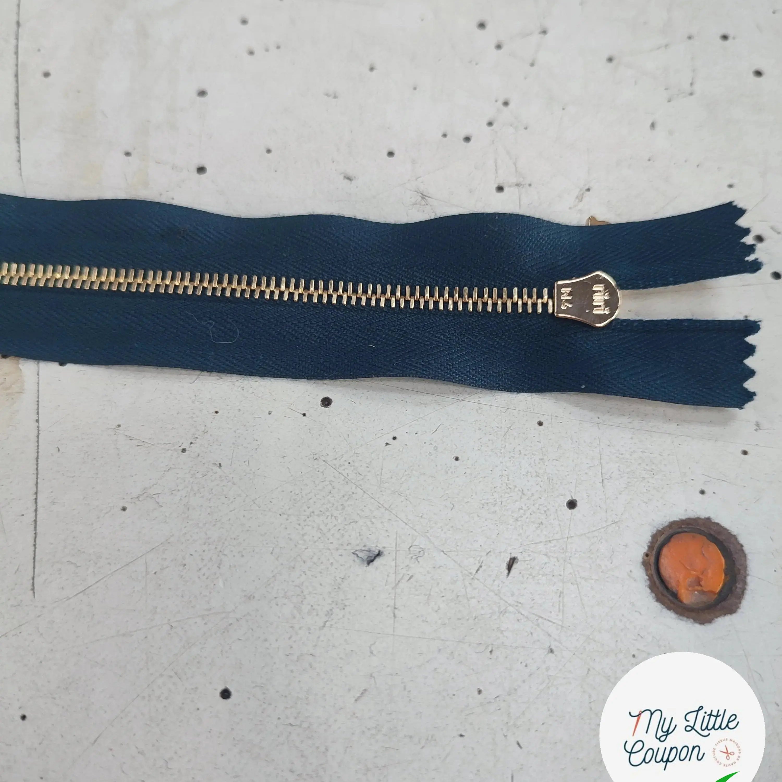 FERMETURE RIRI METAL SÉPARABLE 115CM NOIR M4 - My Little Coupon