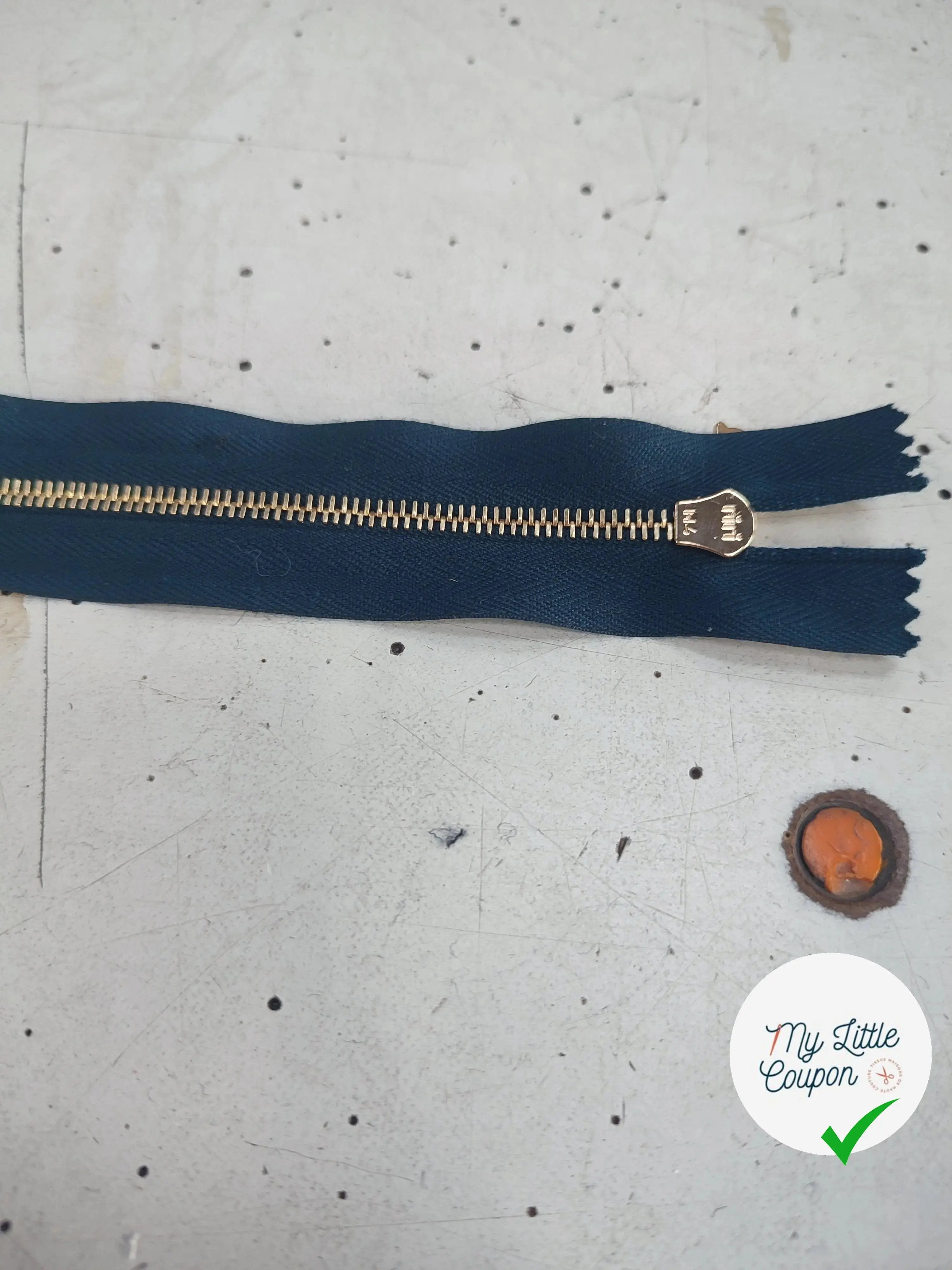 FERMETURE RIRI METAL SÉPARABLE 115CM NOIR M4 - My Little Coupon