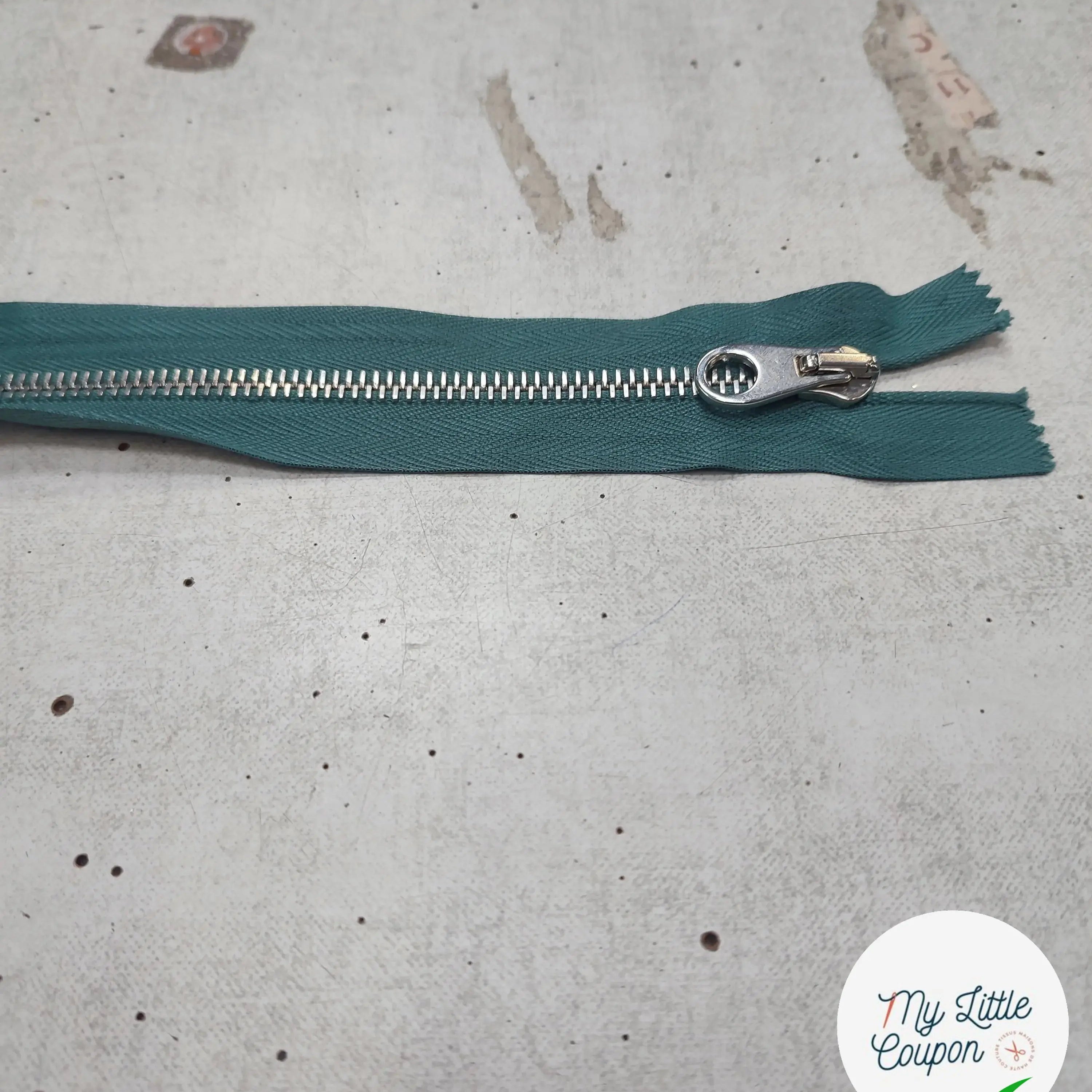 FERMETURE RIRI METAL SÉPARABLE 70CM BLEU M8 - My Little Coupon