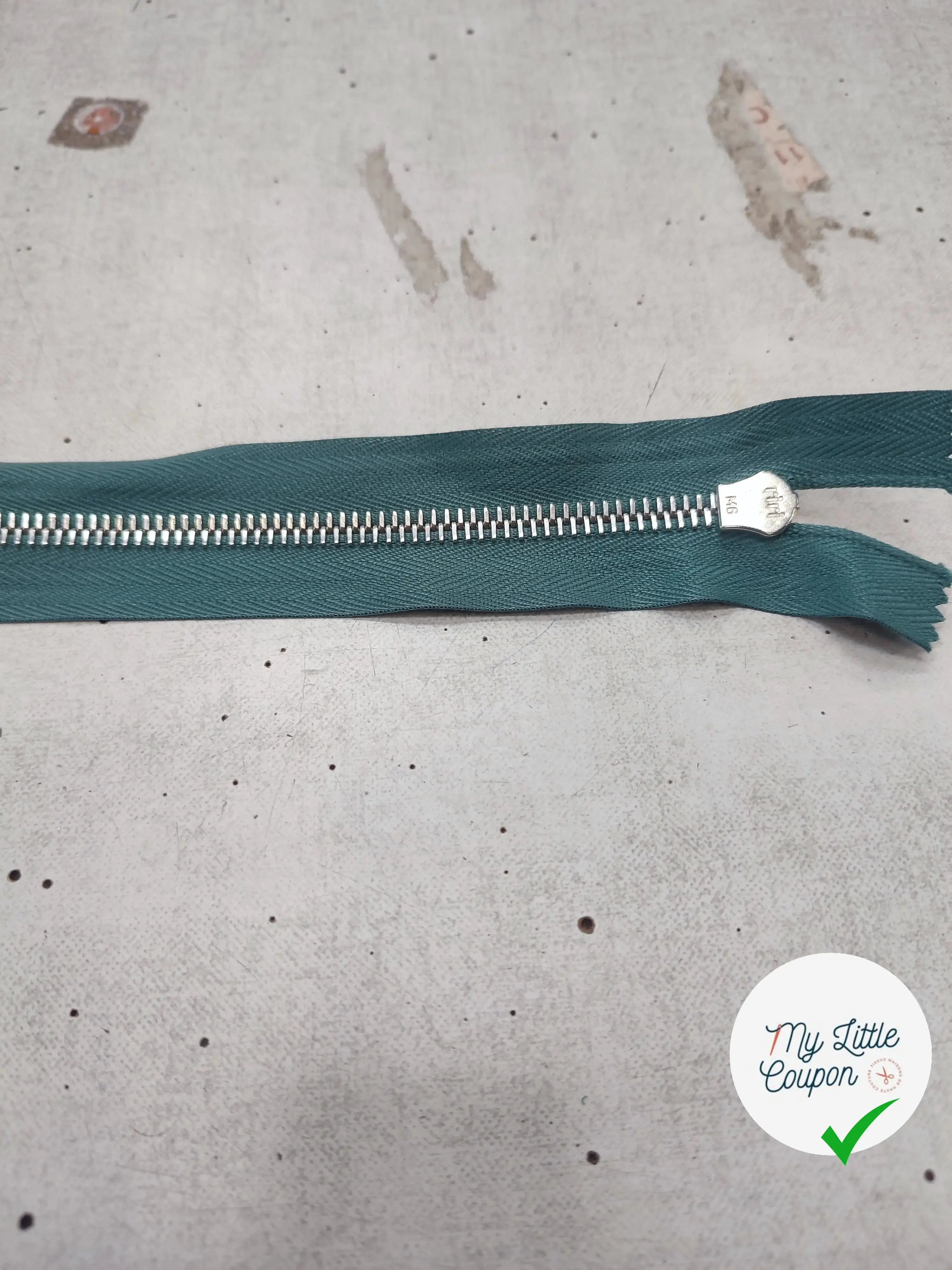 FERMETURE RIRI METAL SÉPARABLE 70CM BLEU M8 - My Little Coupon