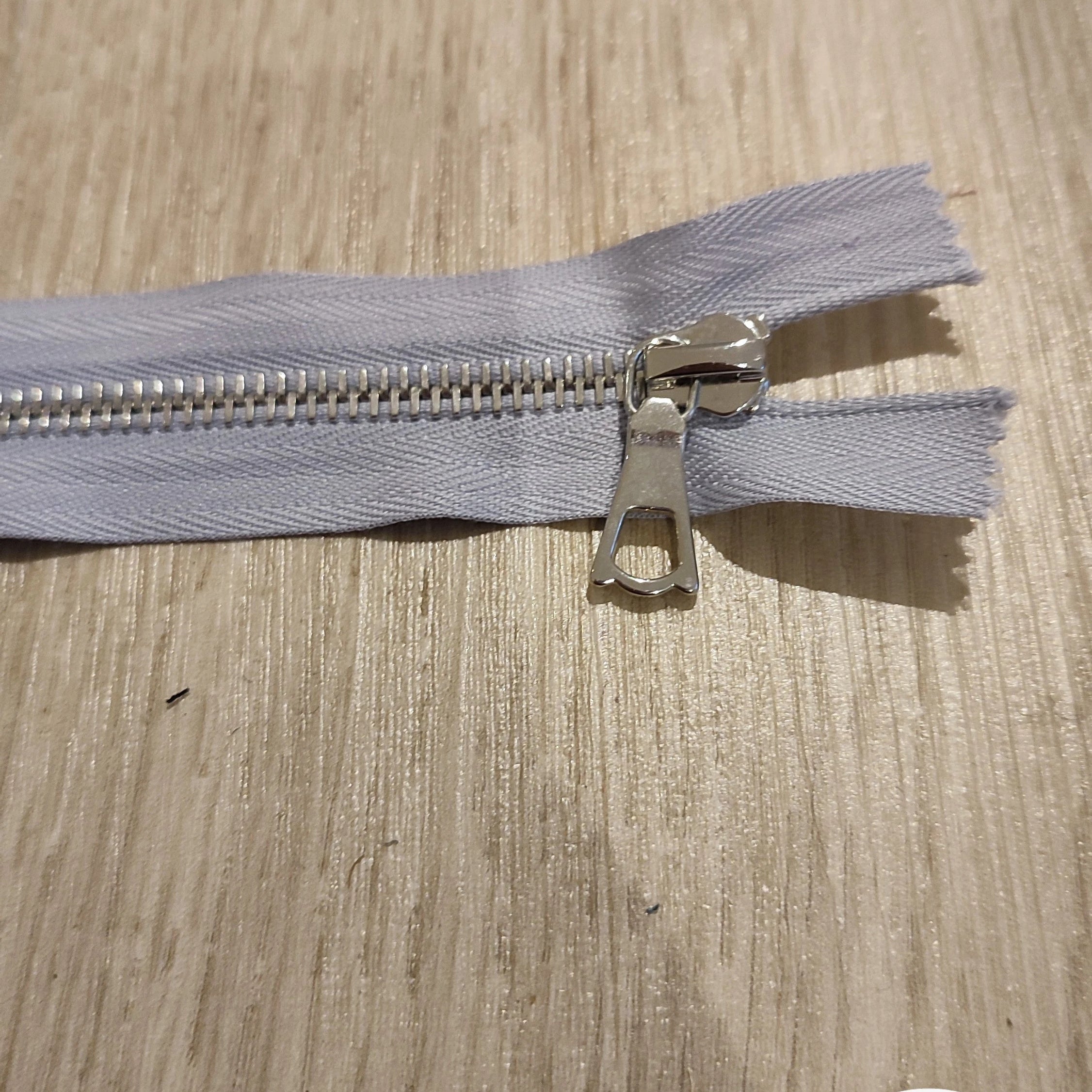 FERMETURE RIRI METAL NON SÉPARABLE 20CM MAUVE PÂLE M6 - My Little Coupon