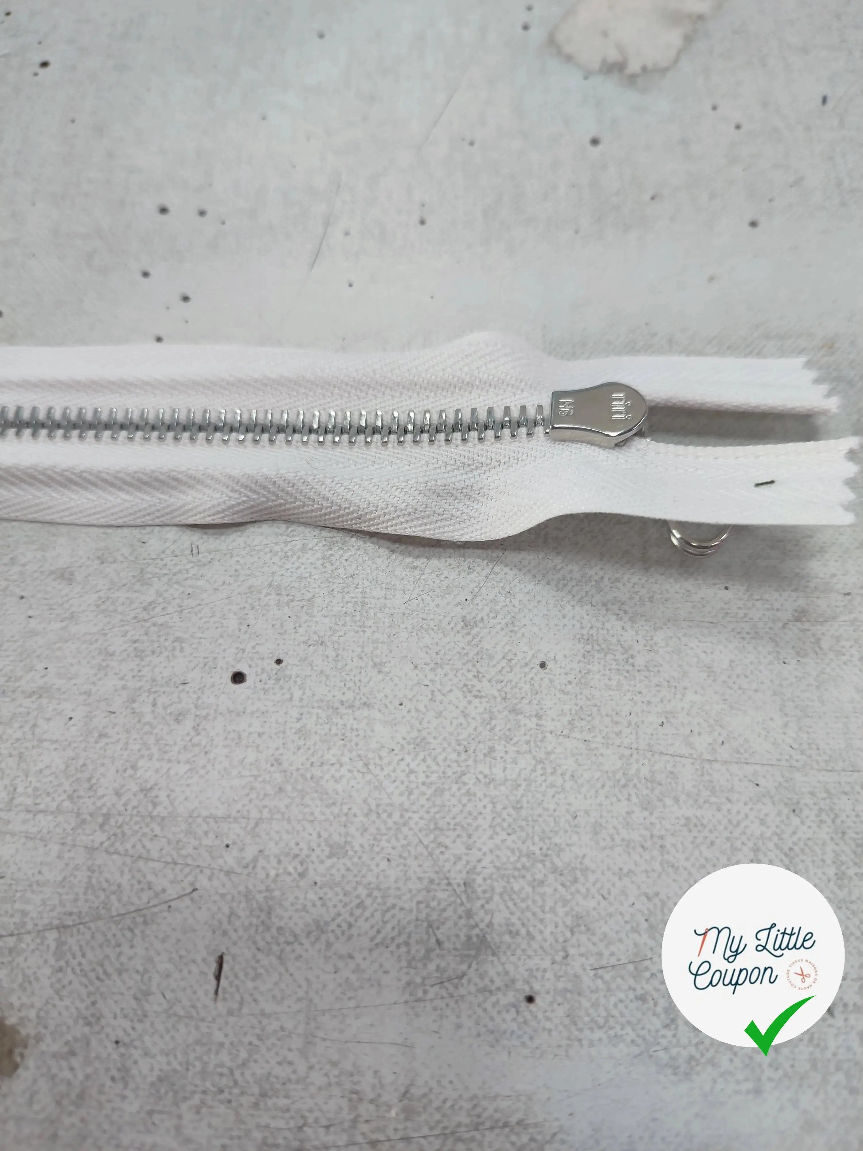 FERMETURE RIRI METAL NON SÉPARABLE 15CM ORANGE CITROUILLE M6 - My Little Coupon