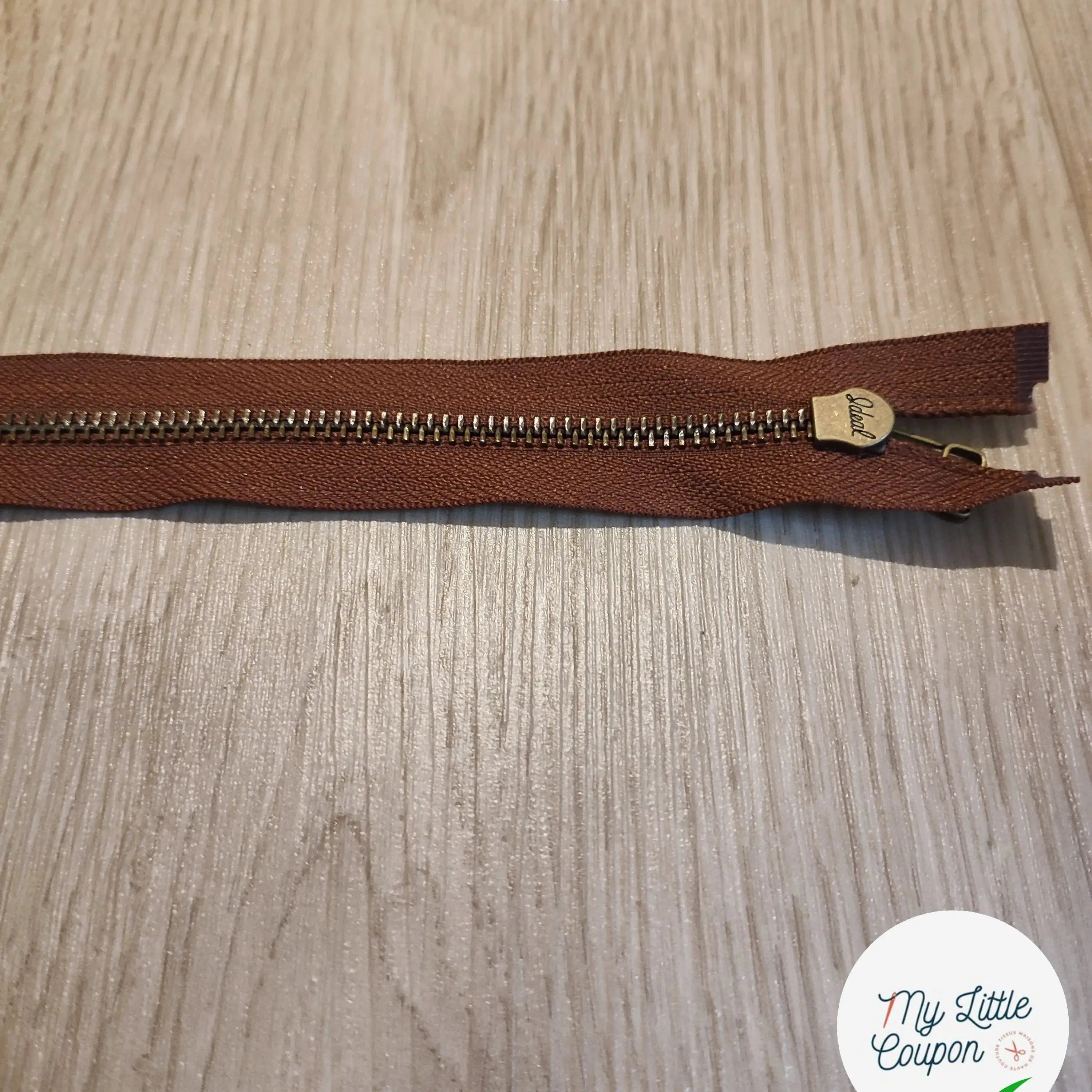 (Copie) FERMETURE RIRI METAL SÉPARABLE 90CM MARRON - My Little Coupon