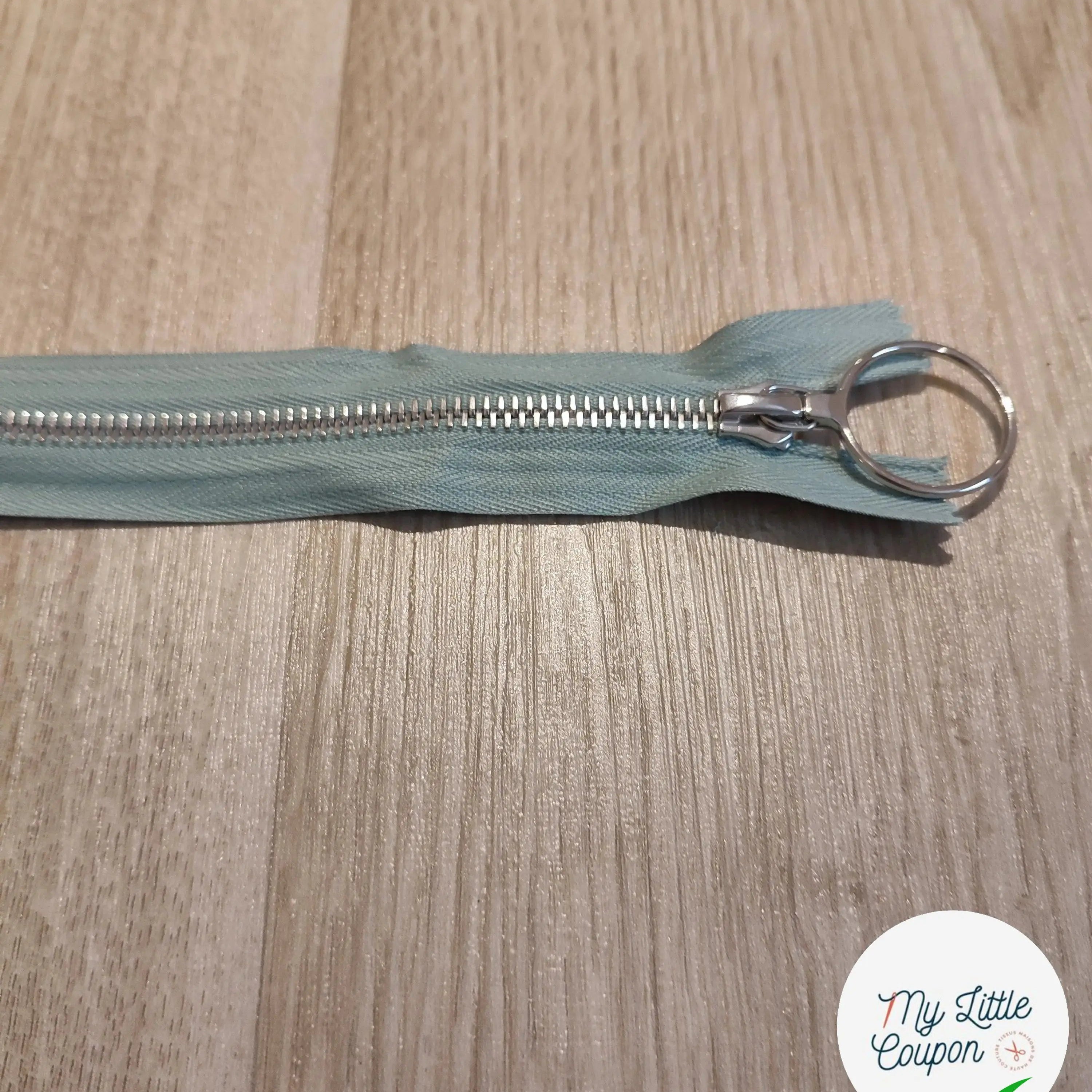 FERMETURE RIRI METAL NON SÉPARABLE 20CM MARRON CLAIR M4 - My Little Coupon