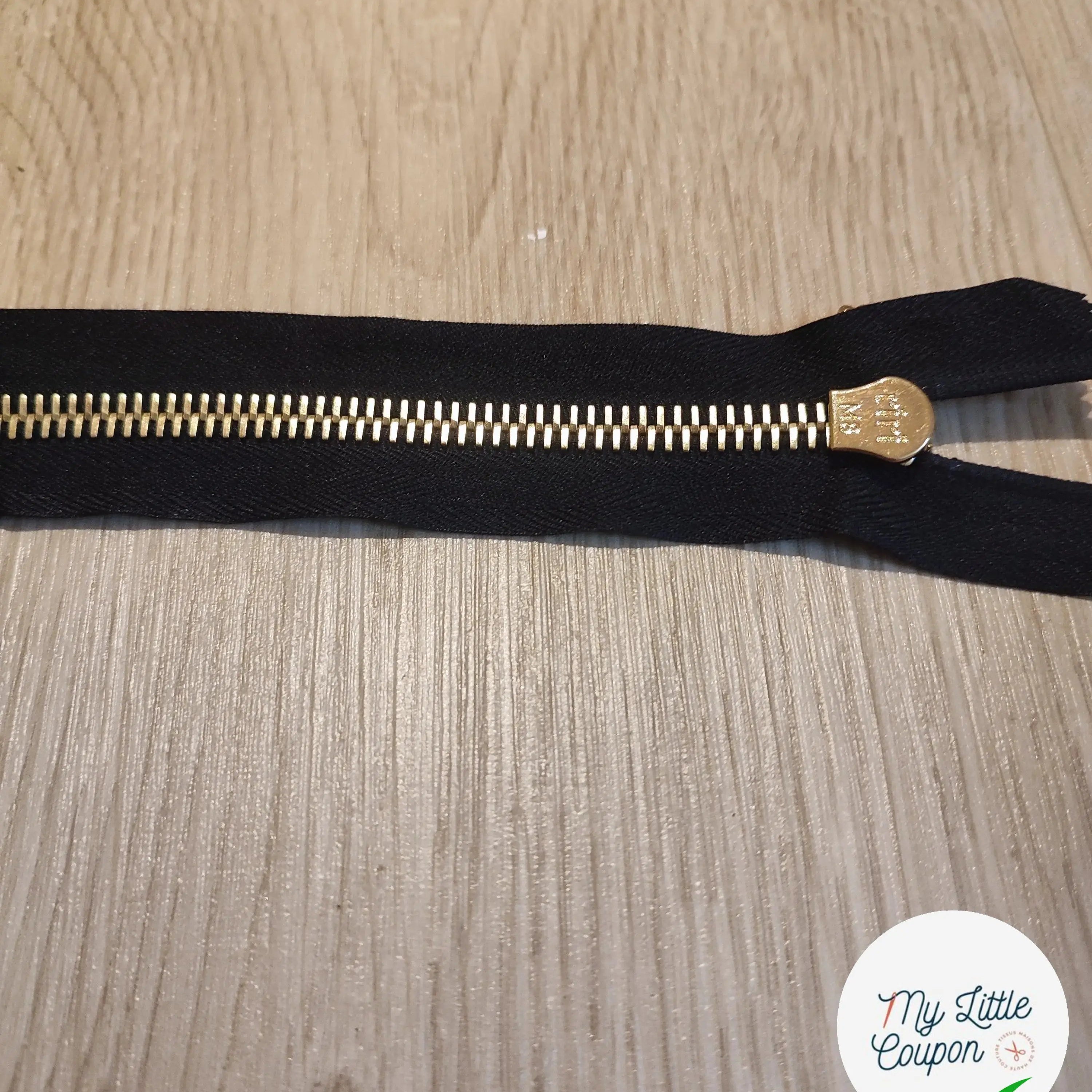 FERMETURE RIRI METAL NON SÉPARABLE 25CM MARRON CAFÉ M6 - My Little Coupon