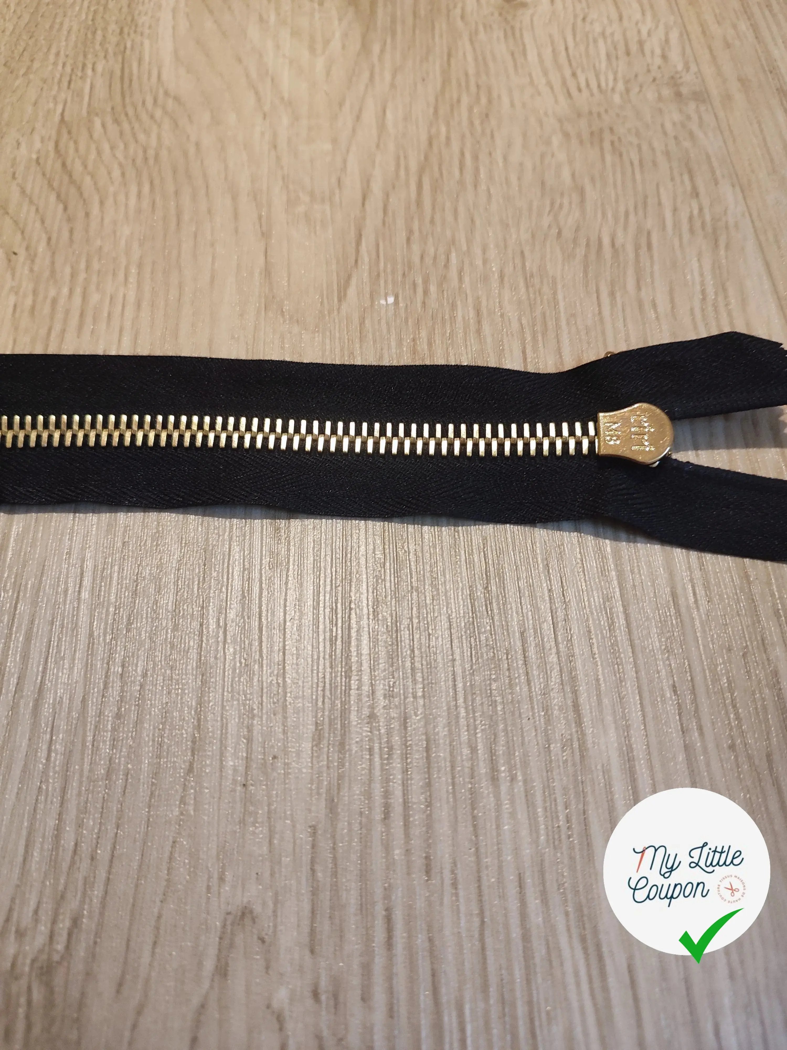 FERMETURE RIRI METAL NON SÉPARABLE 25CM MARRON CAFÉ M6 - My Little Coupon