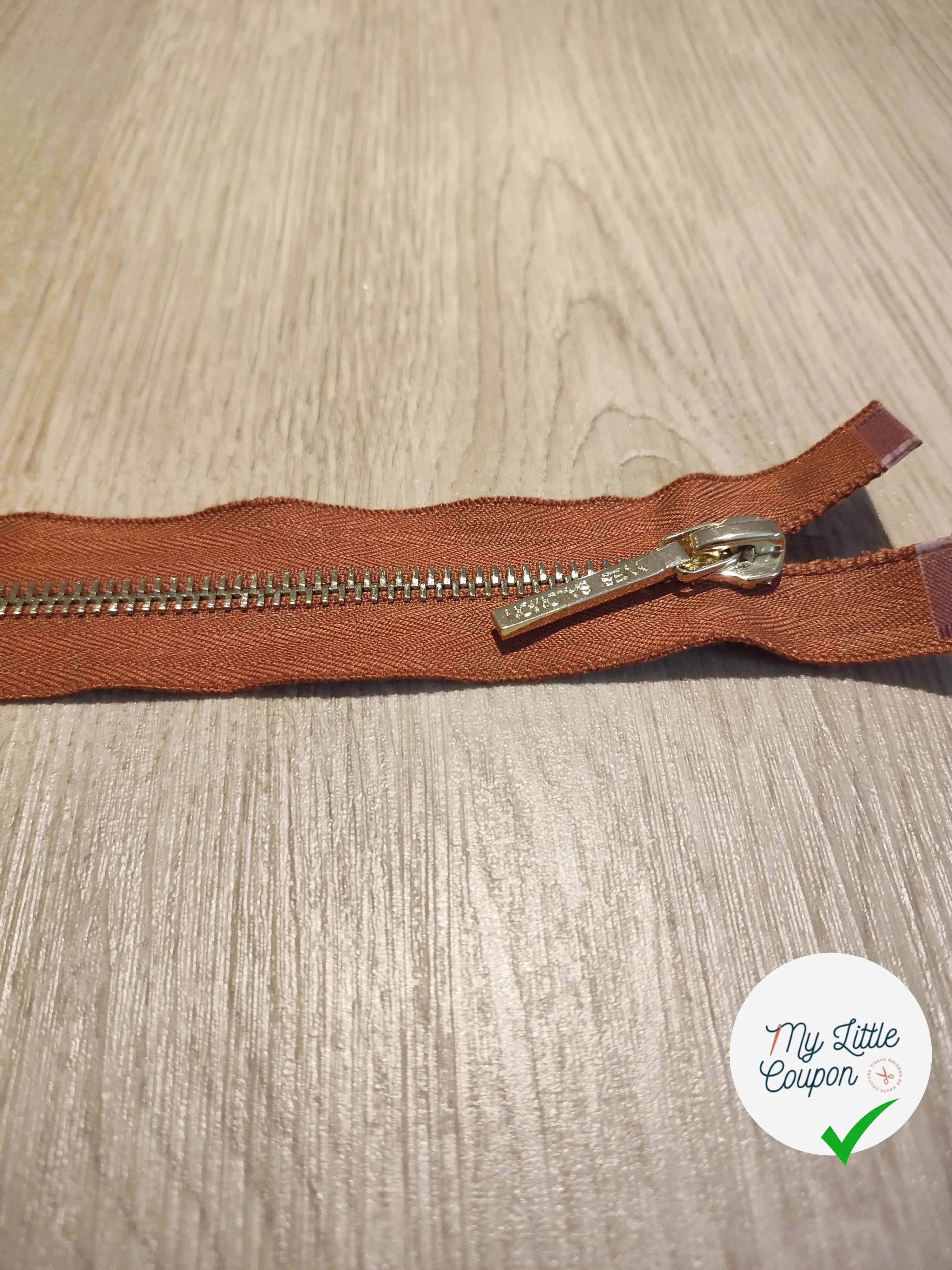 FERMETURE RIRI METAL SEPARABLE 60CM ROUILLE M8 - My Little Coupon