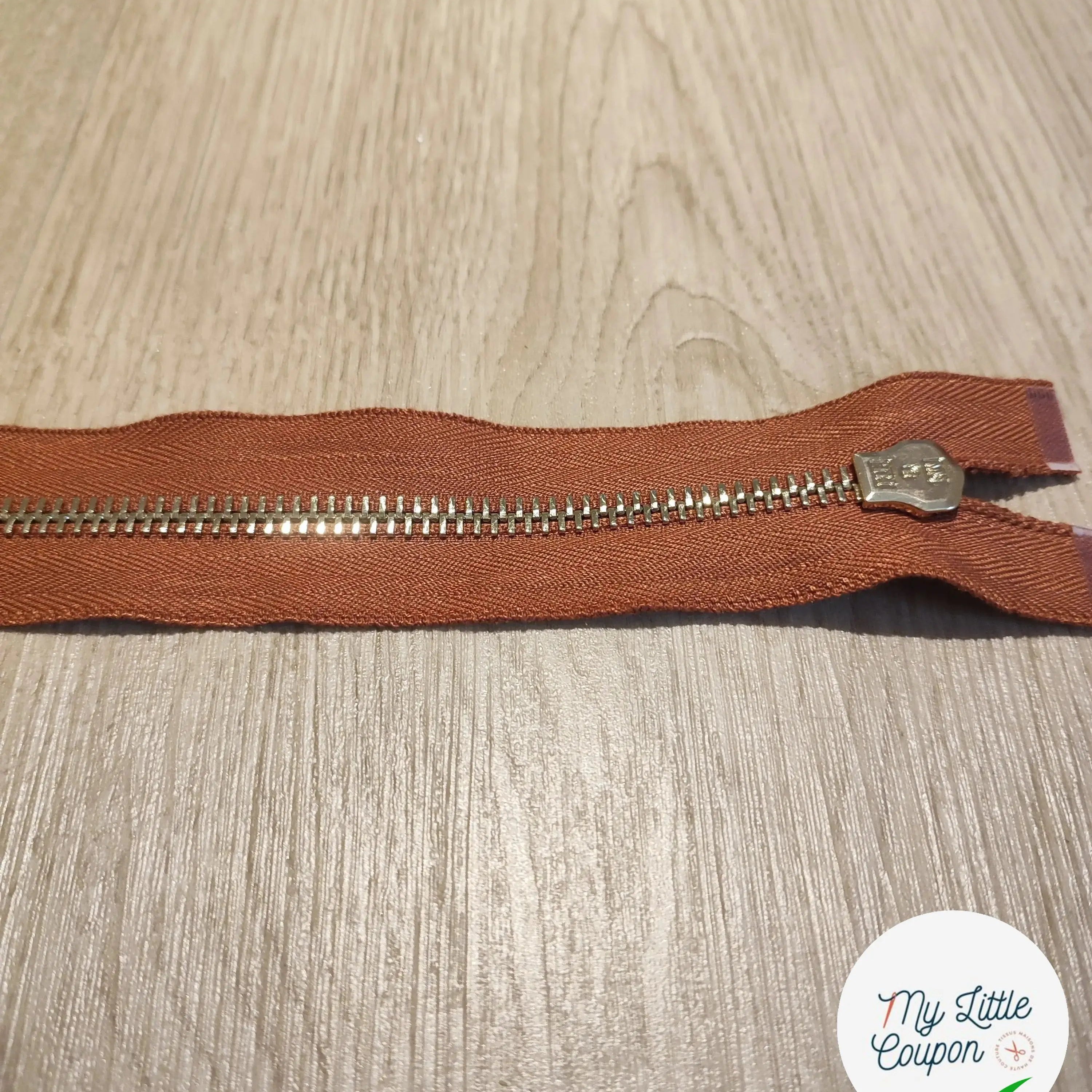 FERMETURE RIRI METAL SEPARABLE 60CM ROUILLE M8 - My Little Coupon