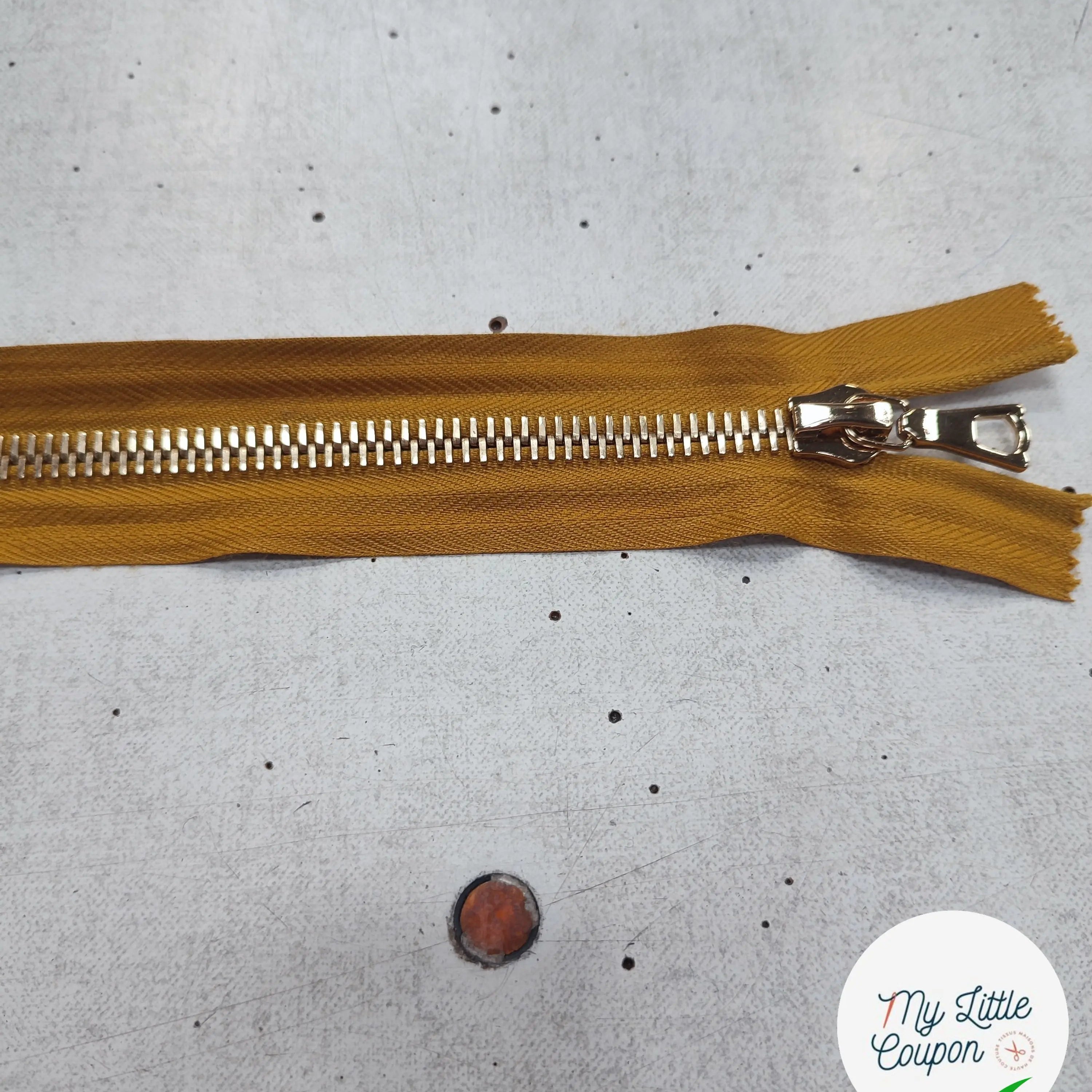 FERMETURE RIRI METAL SÉPARABLE 60CM BLEU E M8 - My Little Coupon