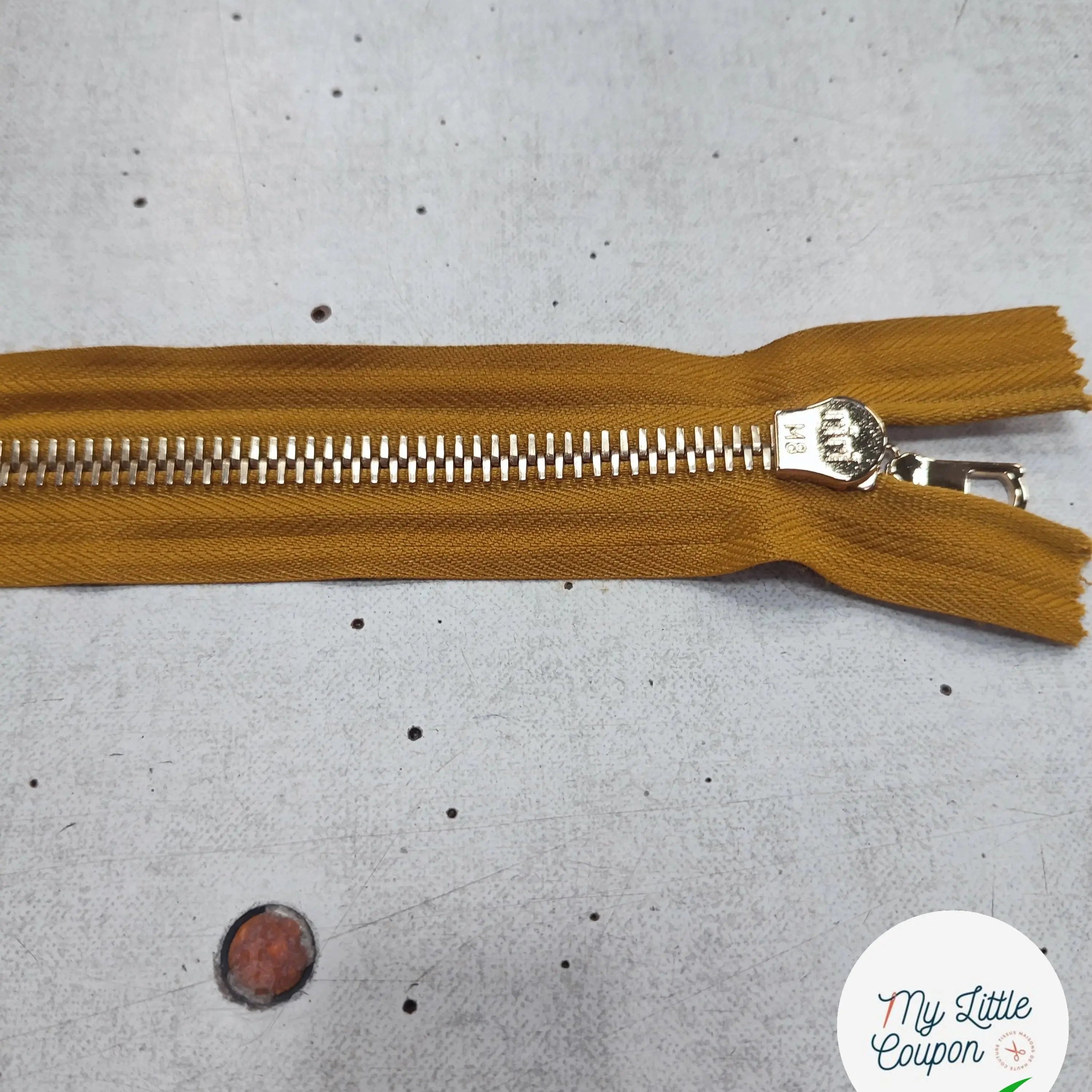 FERMETURE RIRI METAL SÉPARABLE 60CM BLEU E M8 - My Little Coupon