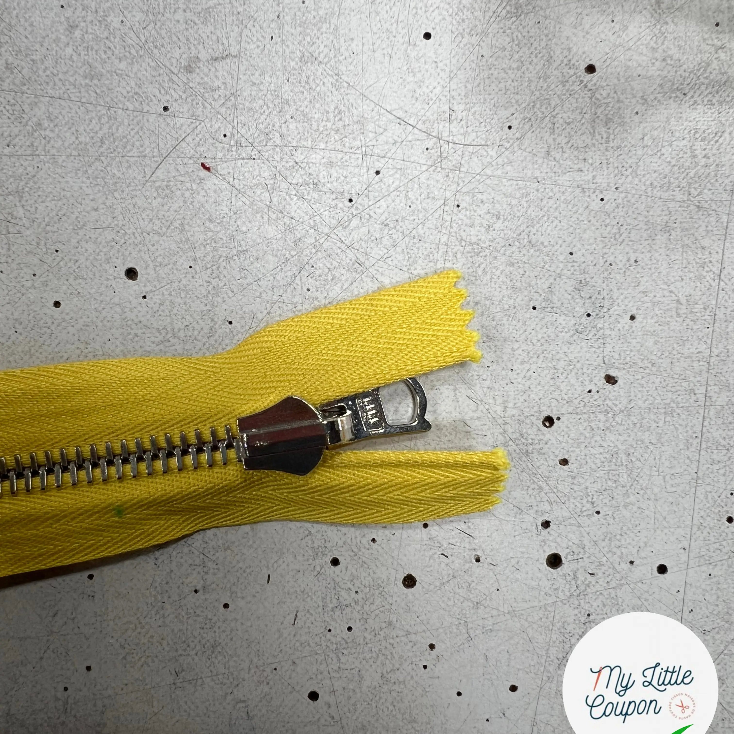 FERMETURE RIRI METAL SÉPARABLE 70CM M6 JONCQUILLE - My Little Coupon