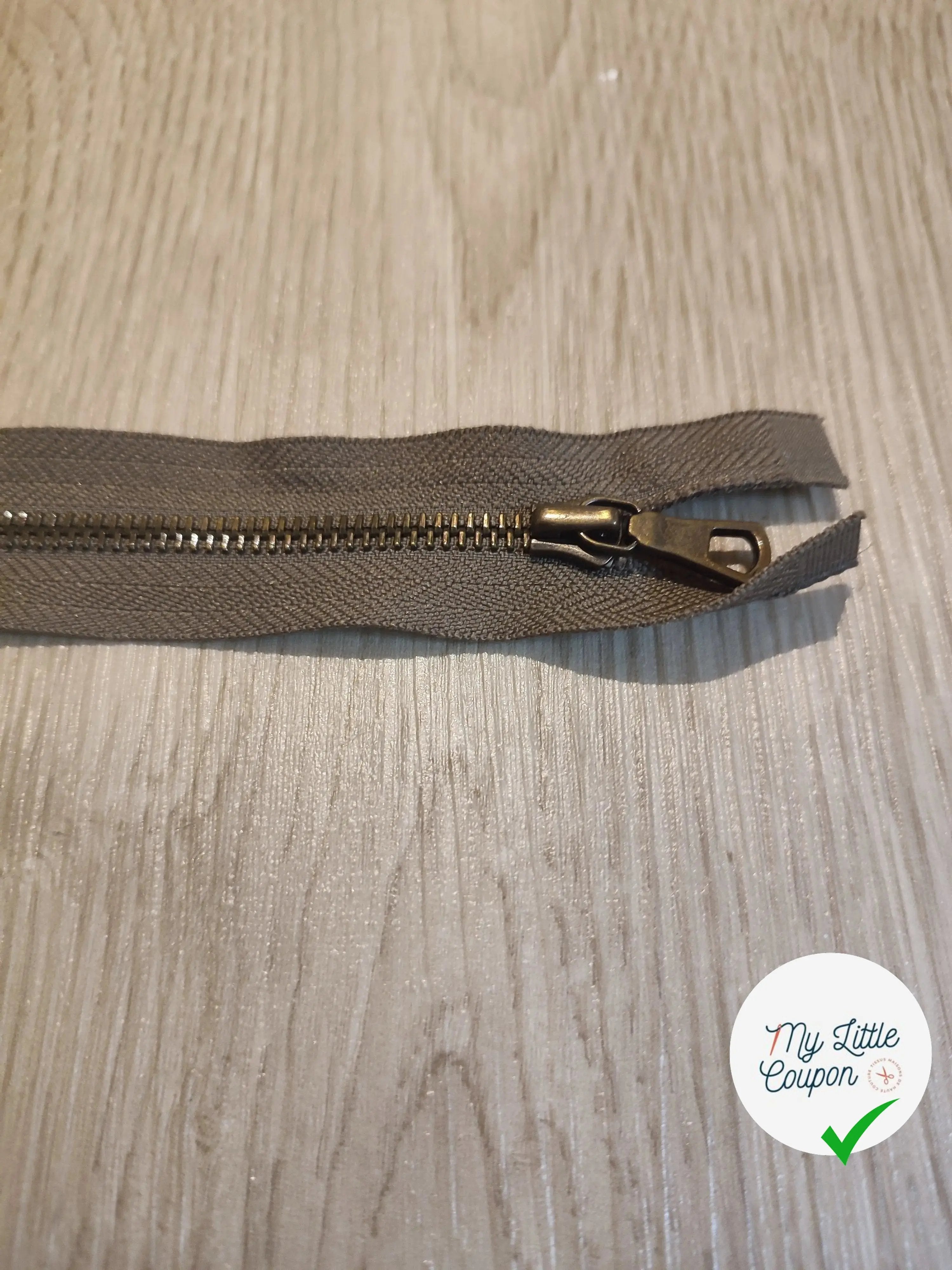 FERMETURE RIRI METAL NON SÉPARABLE DOUBLE CHEMINS 85CM BLEU FONCÉ - My Little Coupon