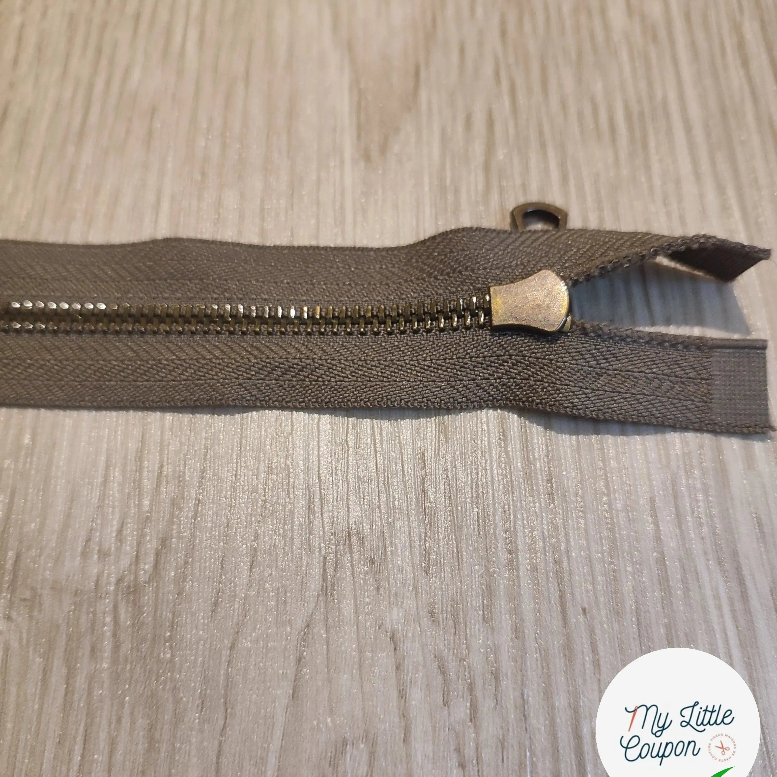 FERMETURE RIRI METAL NON SÉPARABLE DOUBLE CHEMINS 85CM BLEU FONCÉ - My Little Coupon