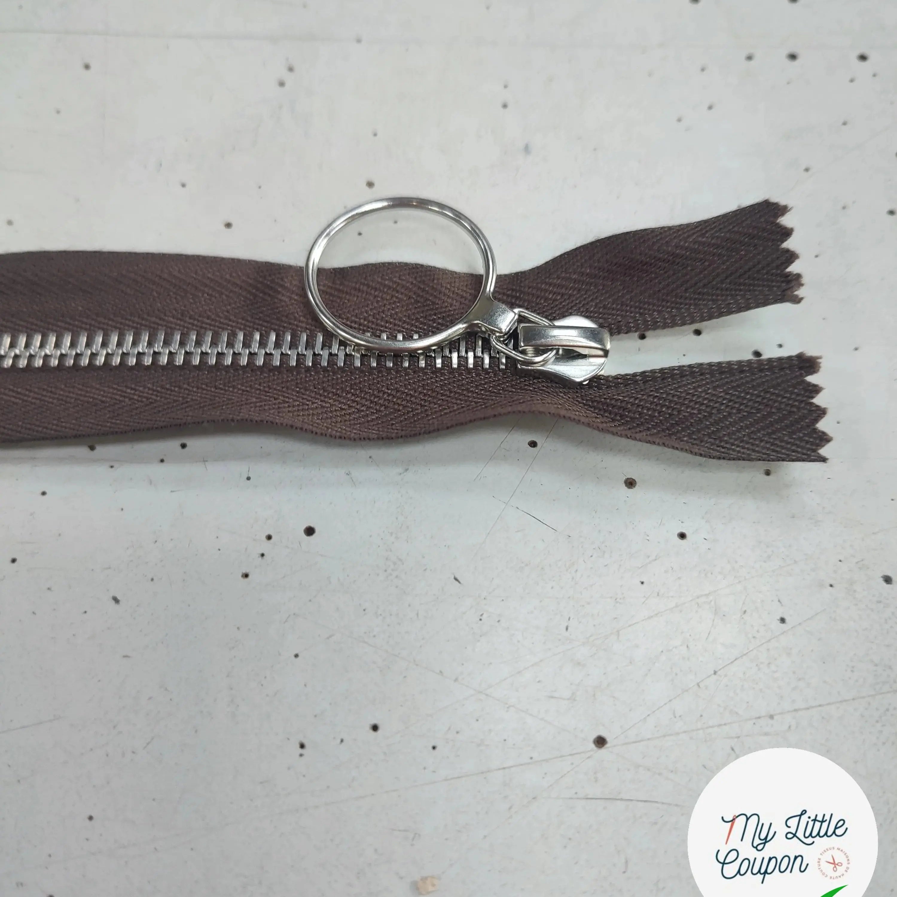 (Copie) FERMETURE RIRI METAL SÉPARABLE 55CM MARRON M6 - My Little Coupon