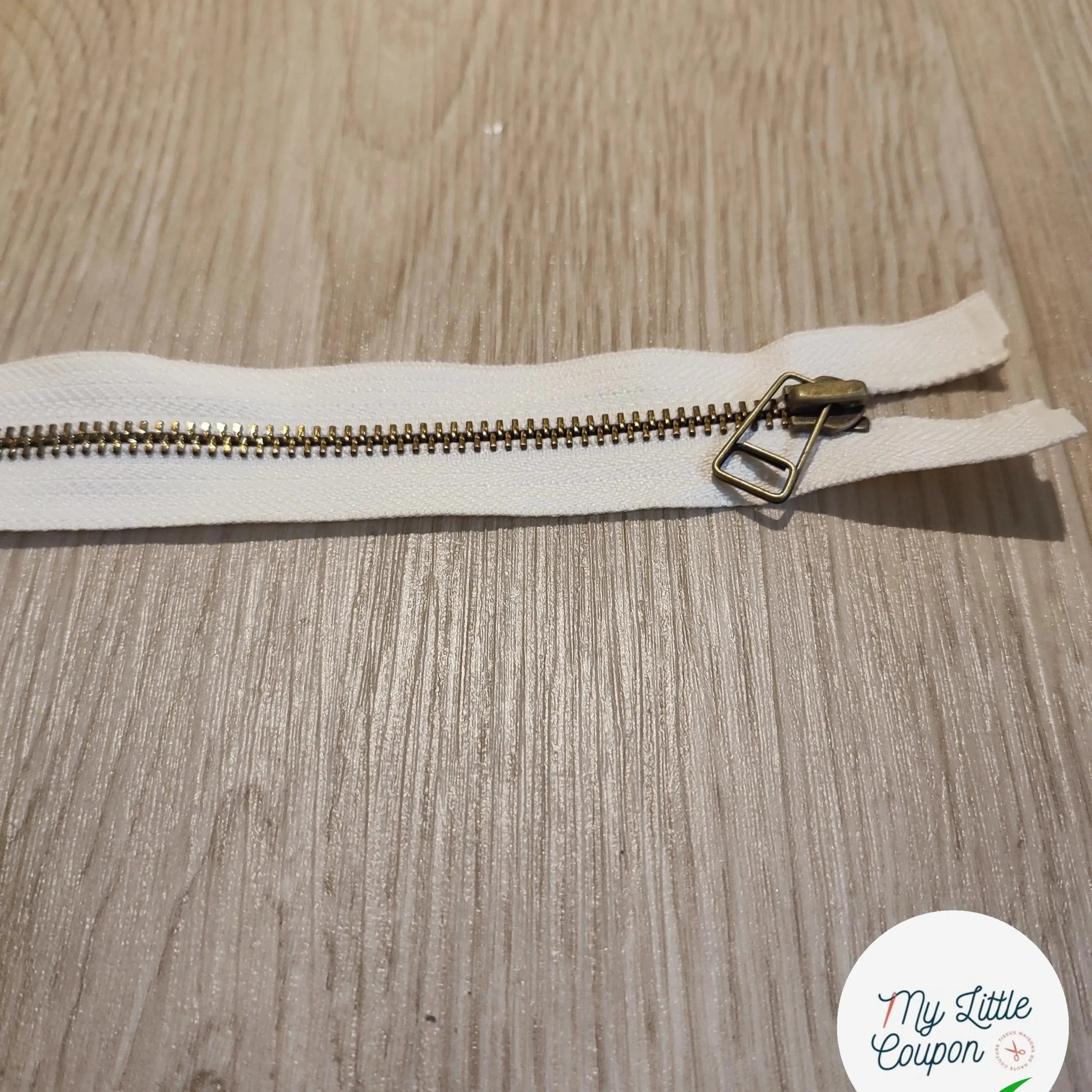 (Copie) FERMETURE RIRI METAL SÉPARABLE 90CM MARRON - My Little Coupon