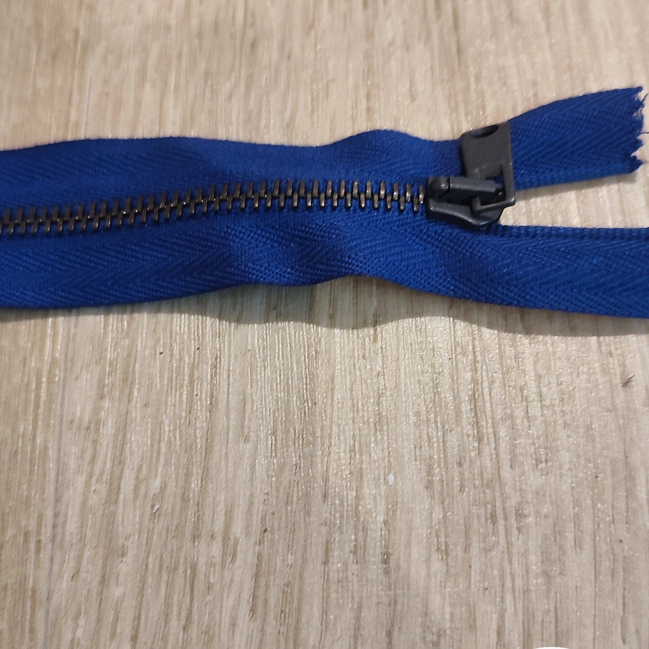 FERMETURE RIRI MÉTAL SÉPARABLE 90CM BLEU FONCÉ M6 - My Little Coupon