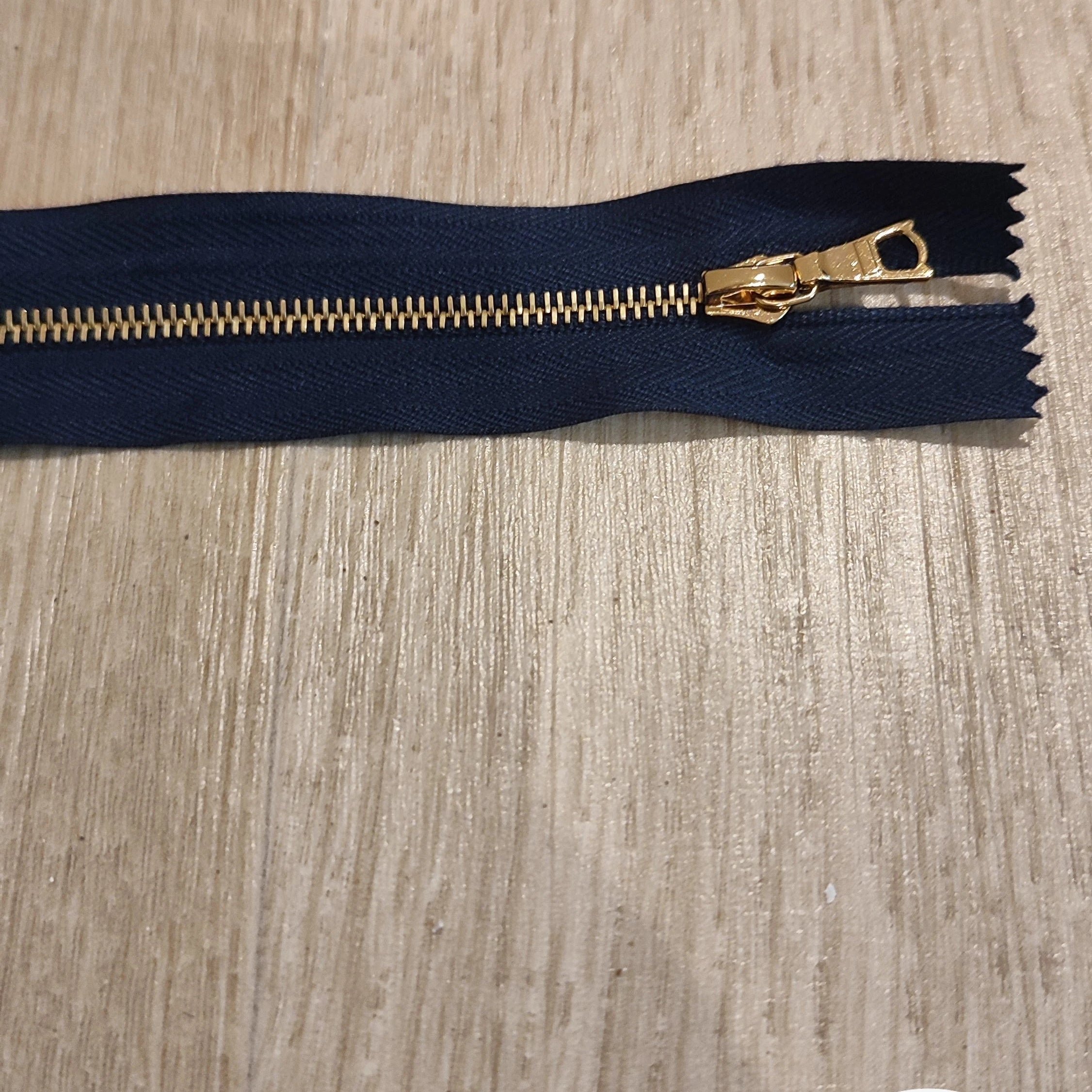 FERMETURE RIRI MÉTAL SÉPARABLE 95CM BLEU FONCÉ M4 - My Little Coupon