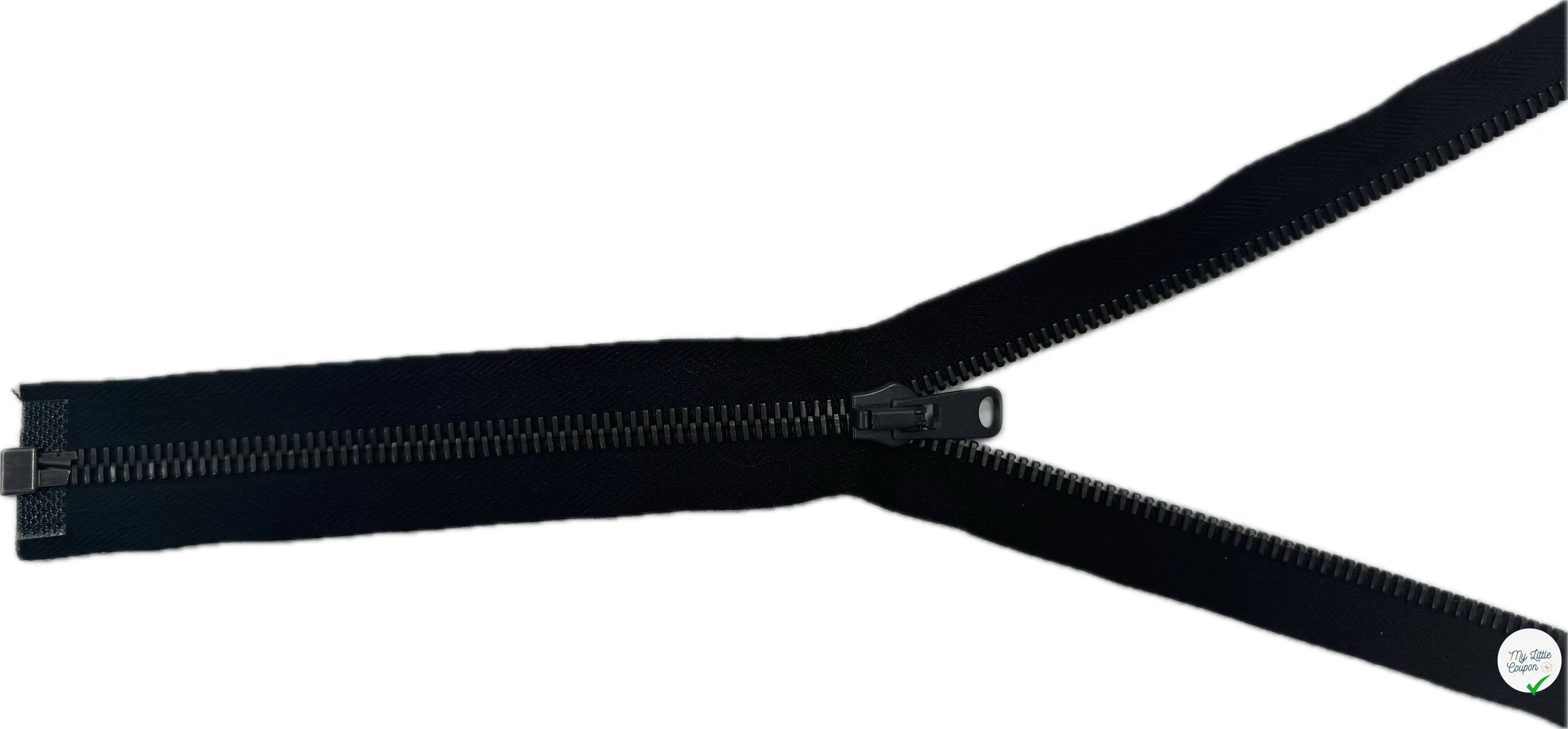 FERMETURE SÉPARABLE 39CM NOIR - My Little Coupon