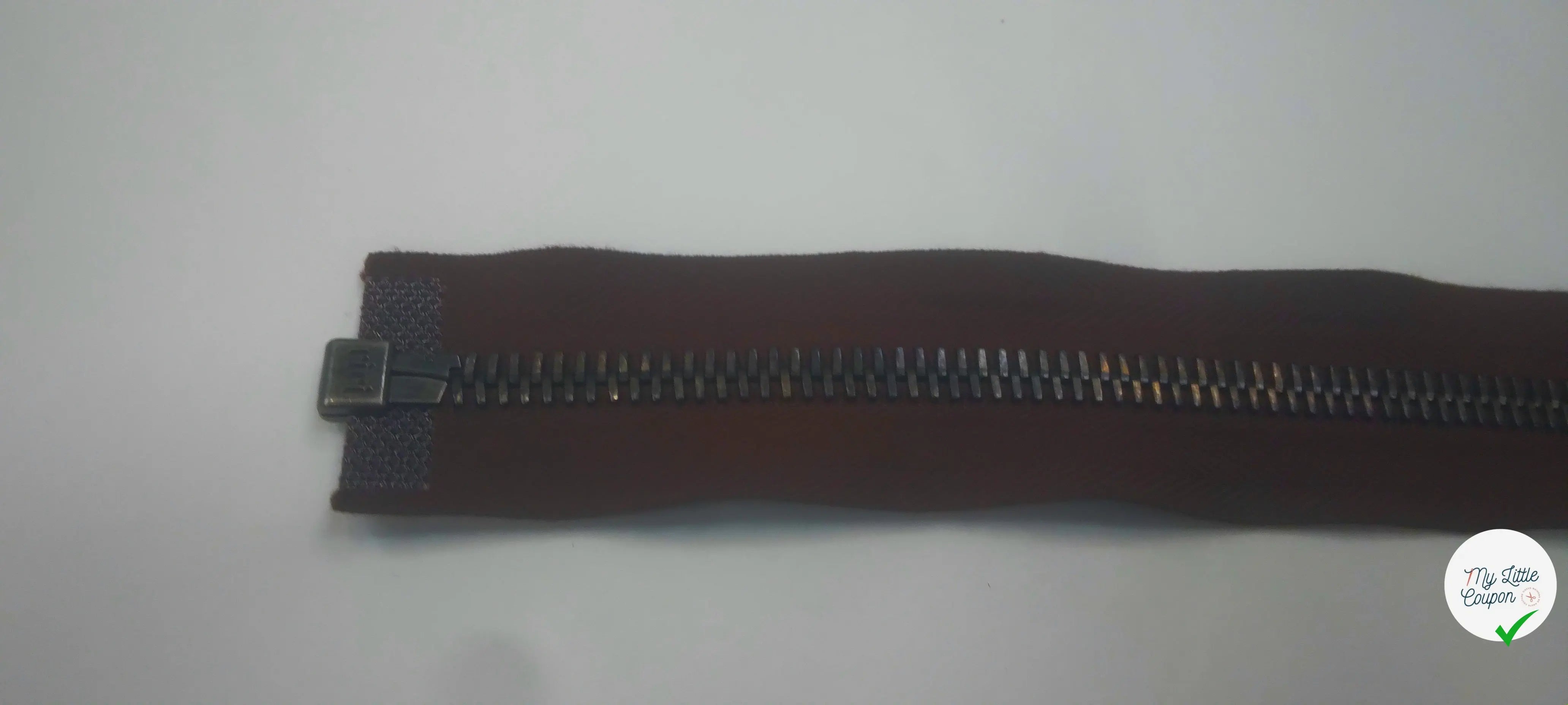 FERMETURE SÉPARABLE 90CM MARRON - My Little Coupon