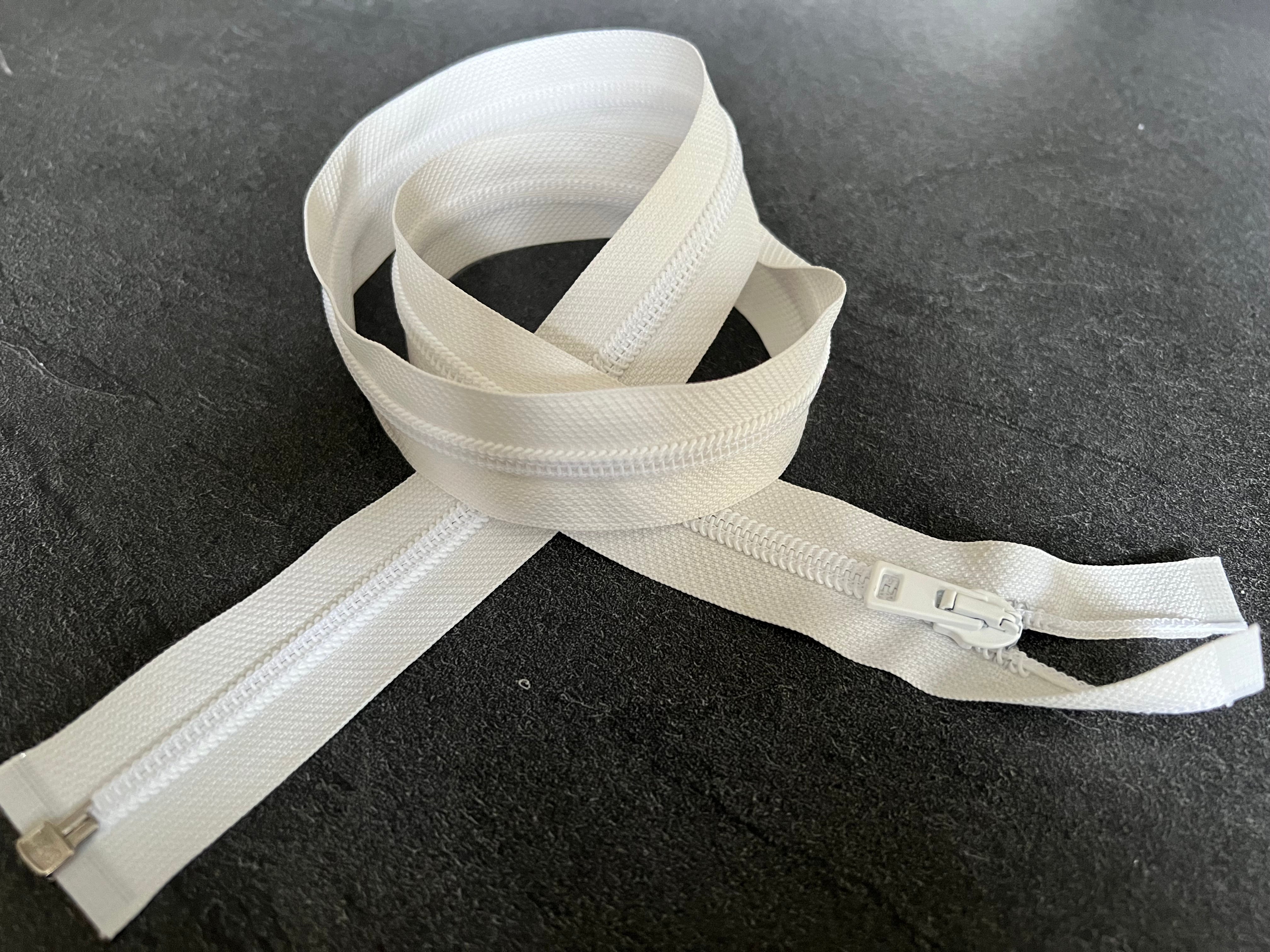 FERMETURE SEPARABLE BLANC OPTIQUE 80 CM - My Little Coupon