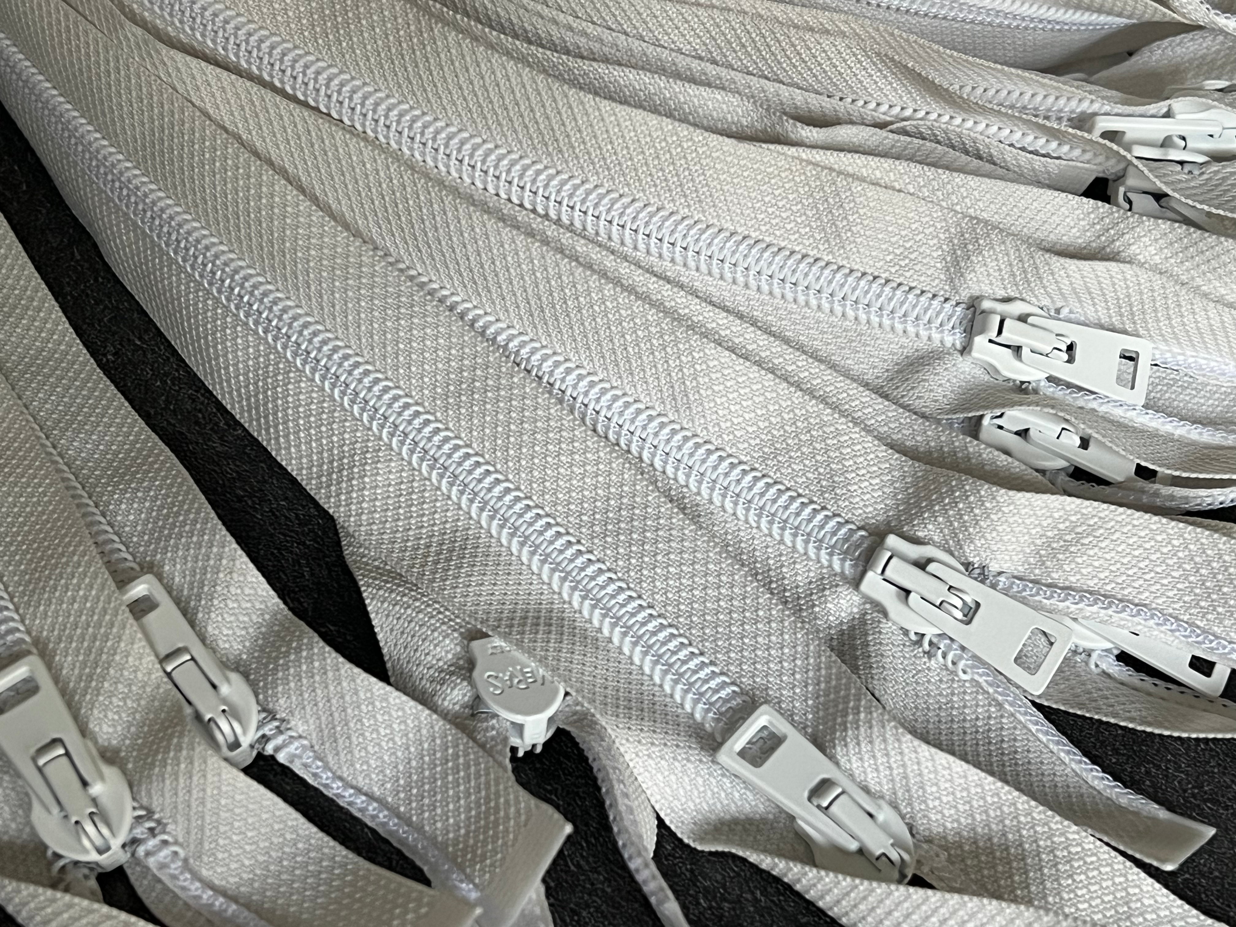 FERMETURE SEPARABLE BLANC OPTIQUE 80 CM - My Little Coupon