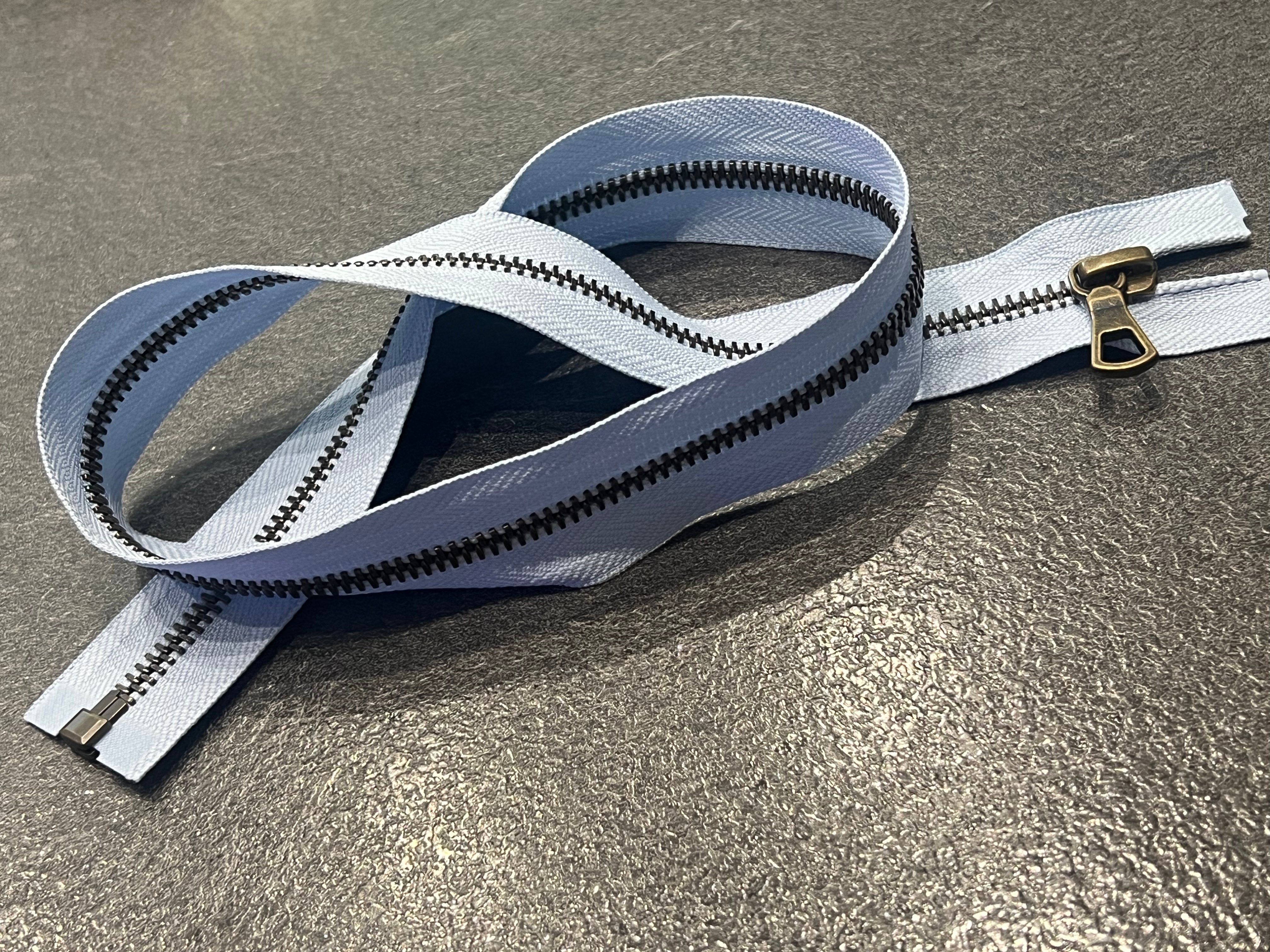 FERMETURE SEPARABLE BLEU CIEL 60 CM - My Little Coupon