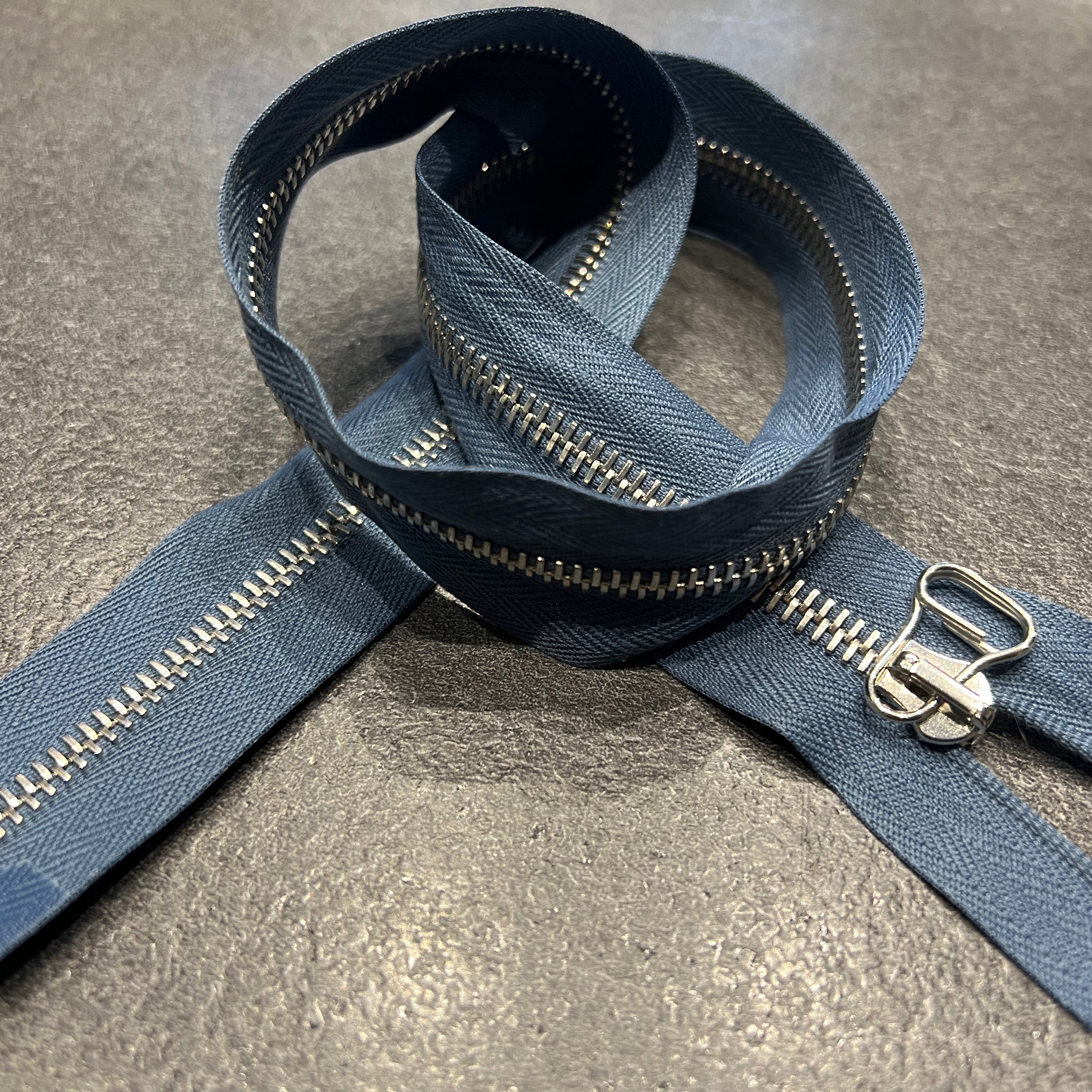 FERMETURE SEPARABLE BLEU JEAN 60 CM - My Little Coupon