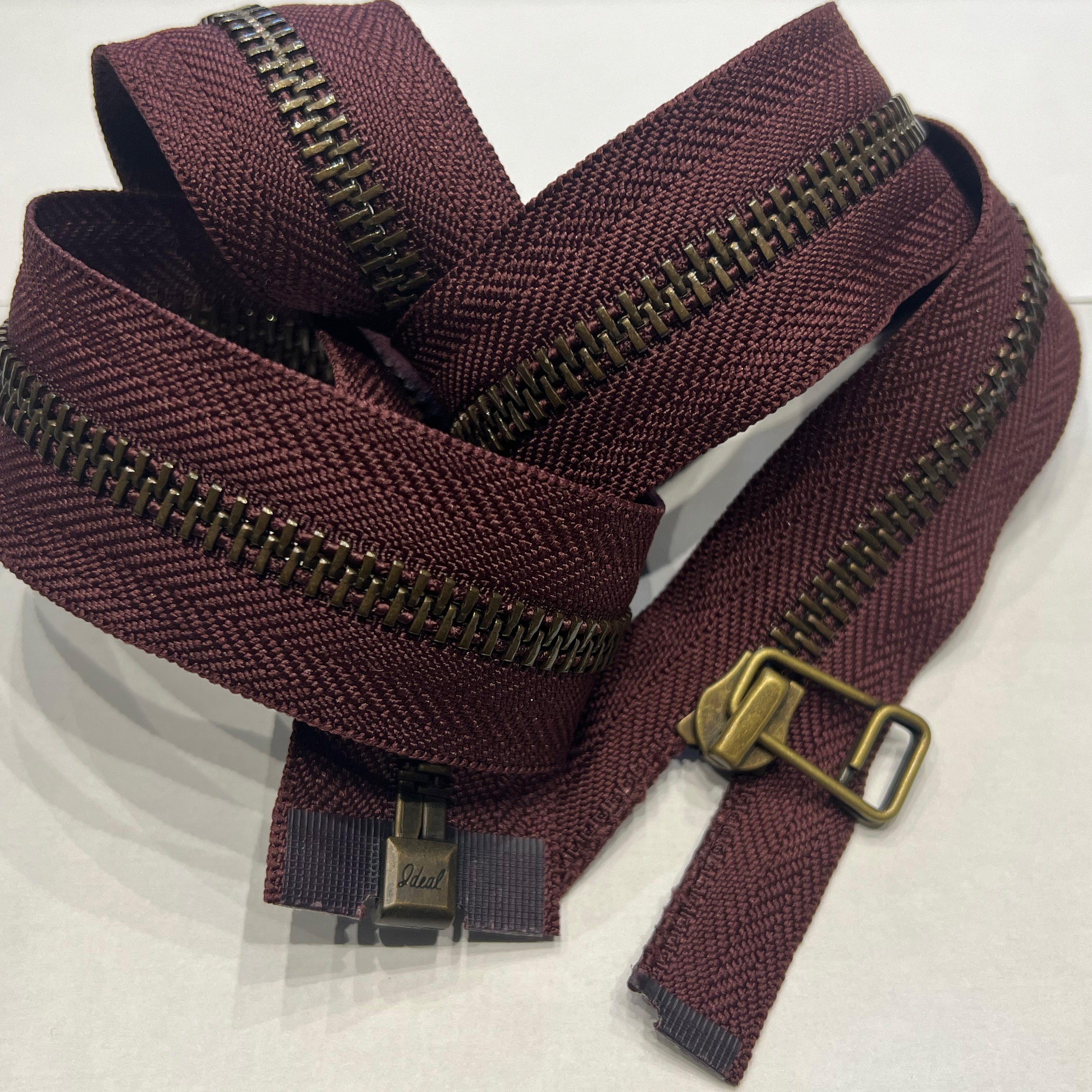 FERMETURE SÉPARABLE BORDEAUX 90 CM - My Little Coupon