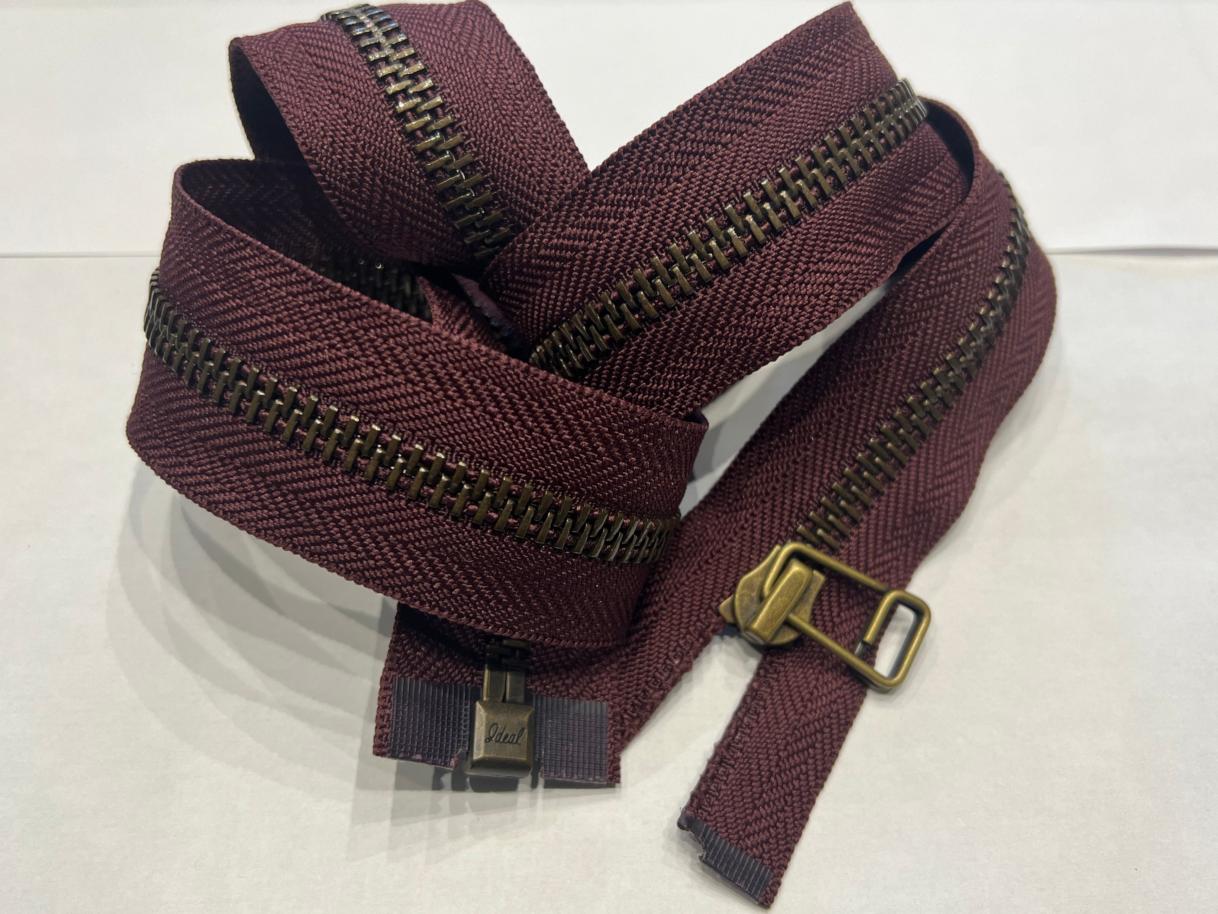 FERMETURE SÉPARABLE BORDEAUX 90 CM - My Little Coupon