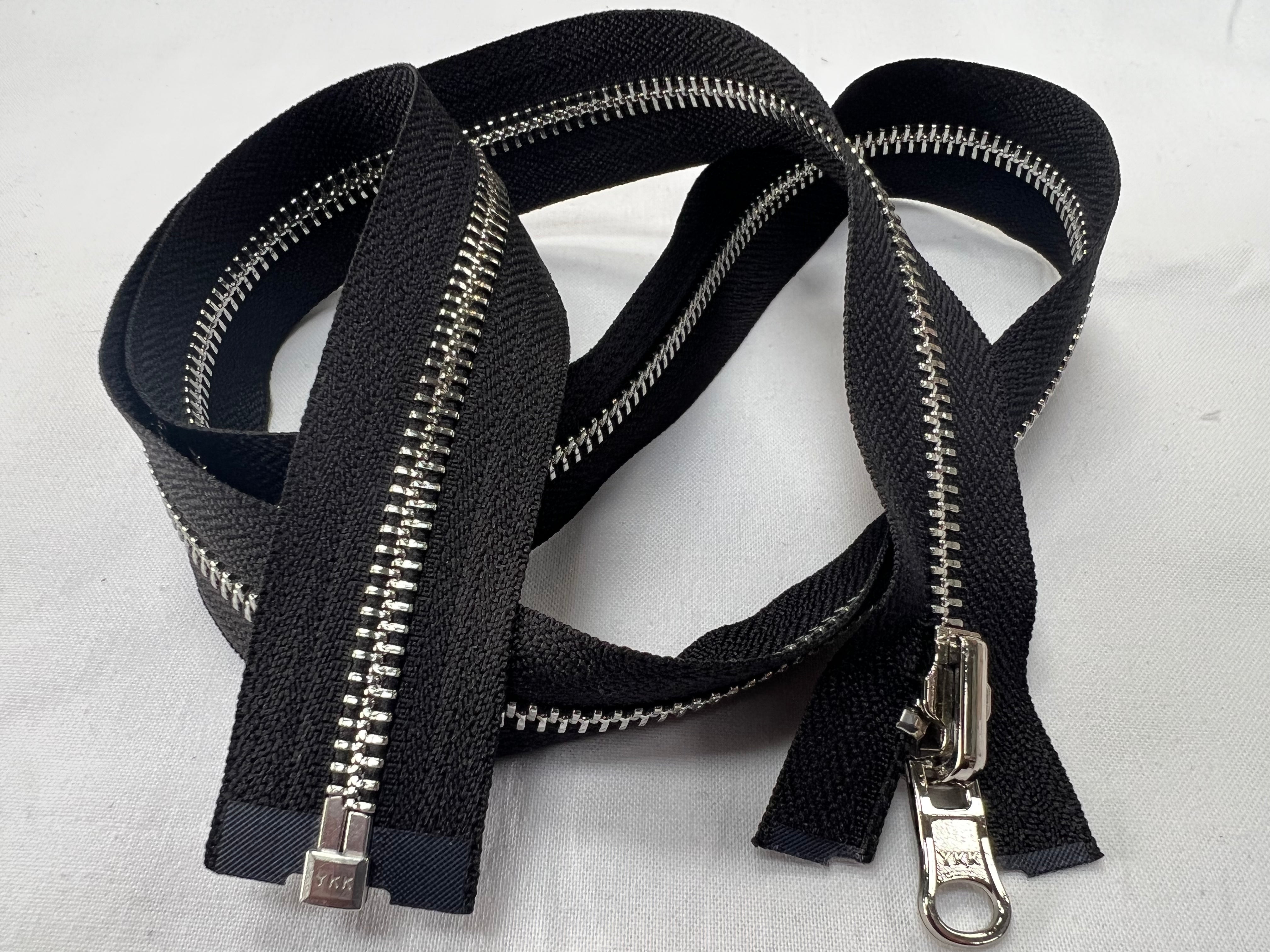 FERMETURE SÉPARABLE CURSEUR RÉVERSIBLE NOIRE 90 CM - My Little Coupon