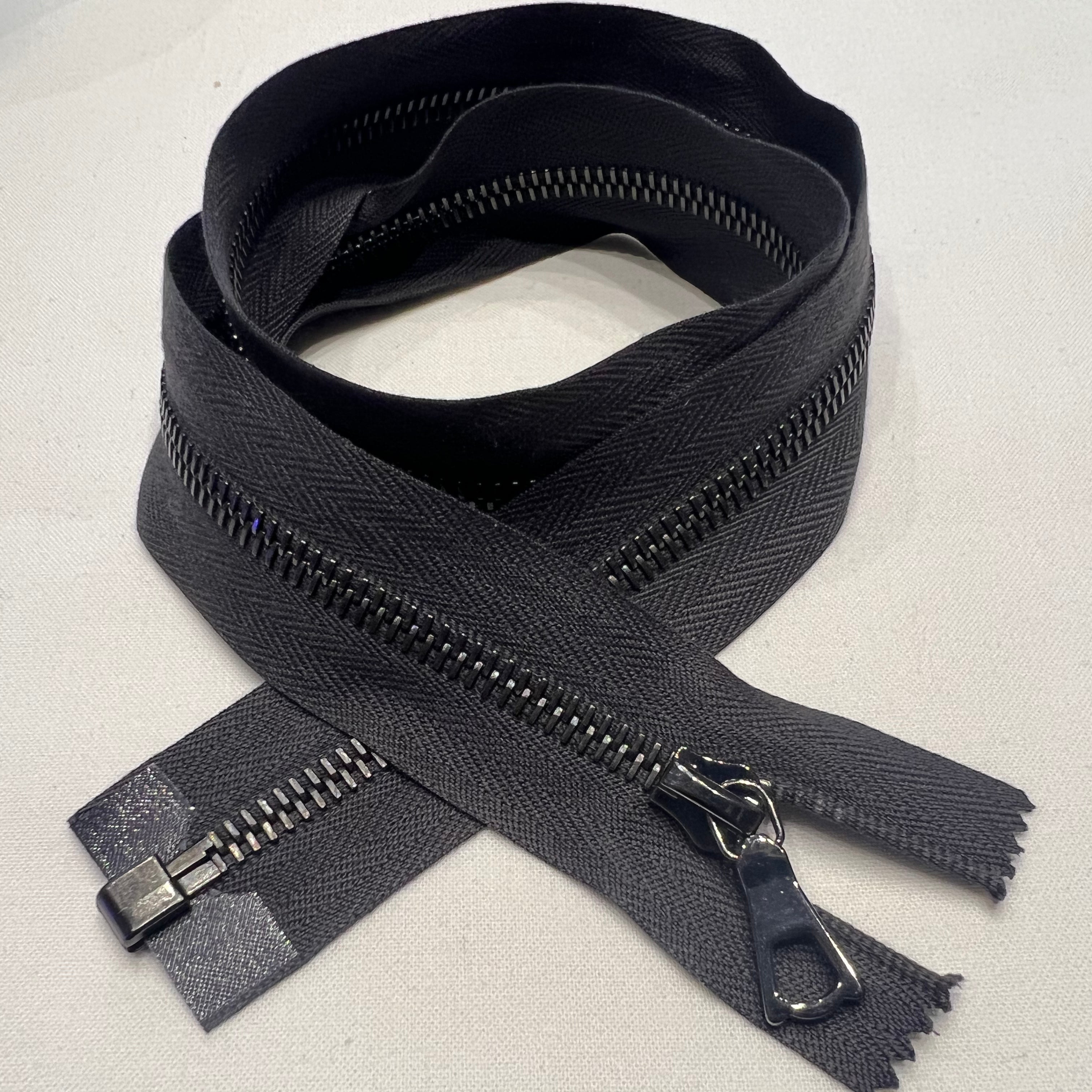 FERMETURE SÉPARABLE GRIS CHARBON 70cm - My Little Coupon