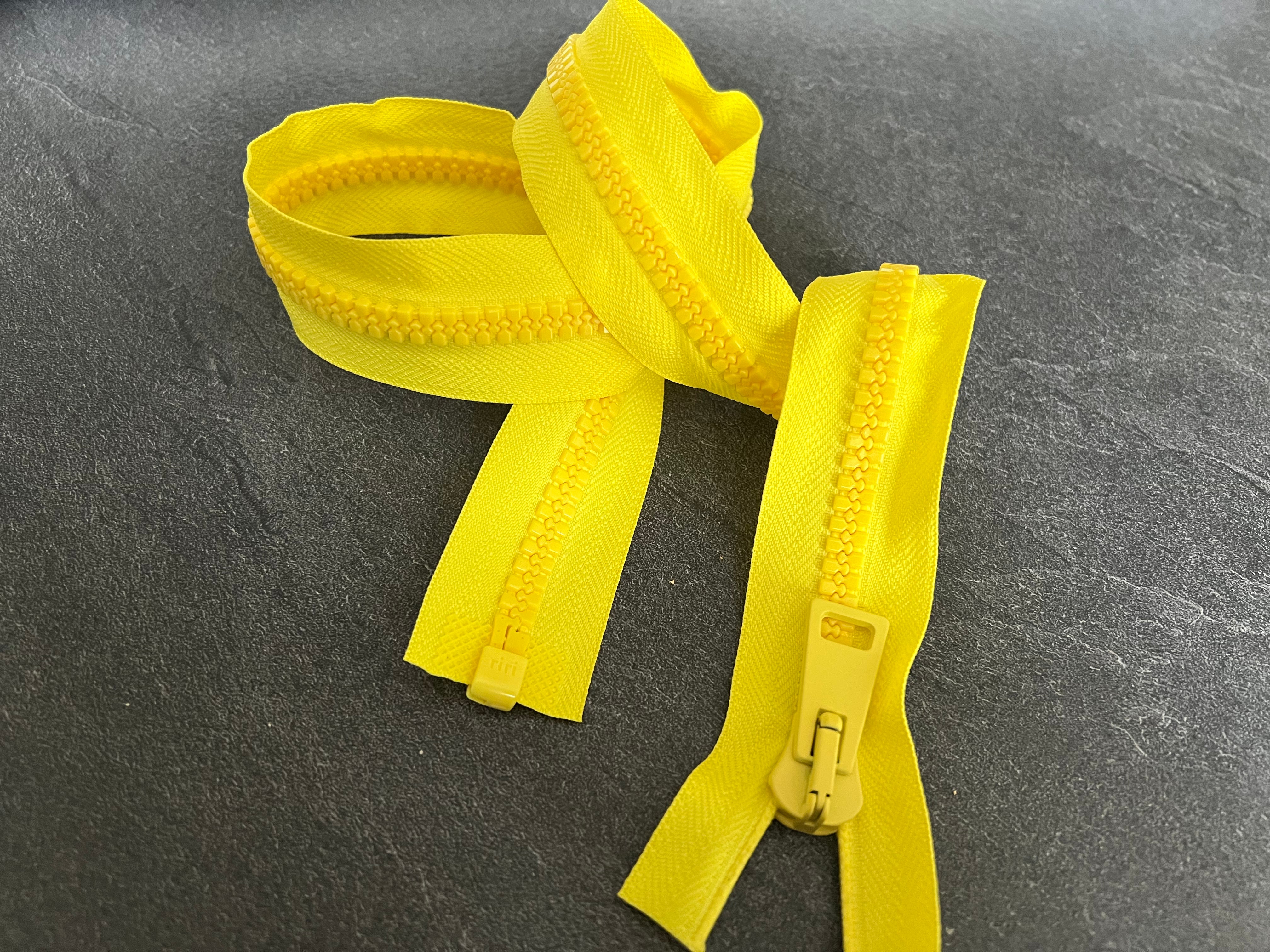 FERMETURE SÉPARABLE JAUNE CITRUS 80cm - My Little Coupon