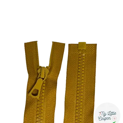 FERMETURE SÉPARABLE JAUNE MOUTARDE 90CM - My Little Coupon