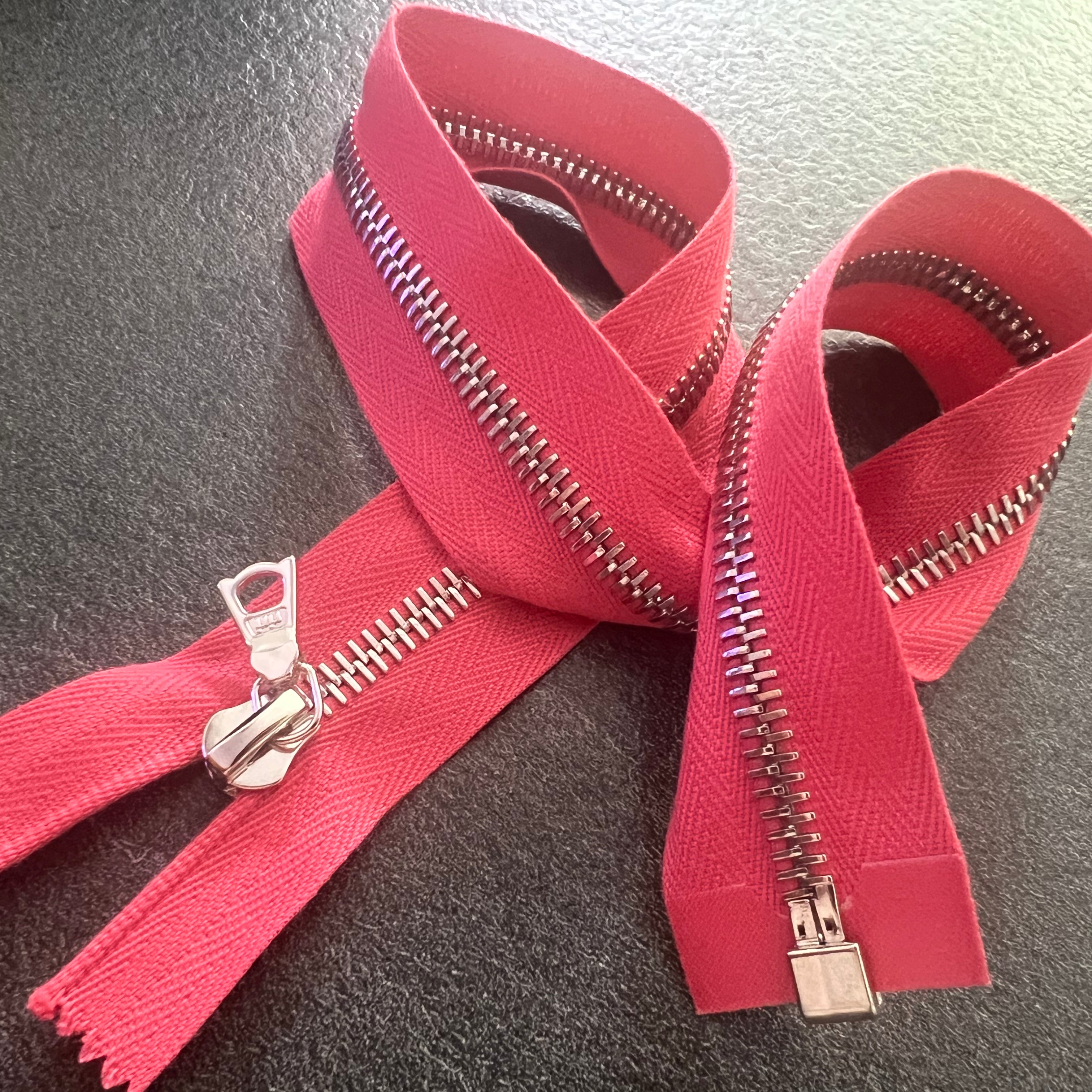 FERMETURE SÉPARABLE ROSE 50cm - My Little Coupon