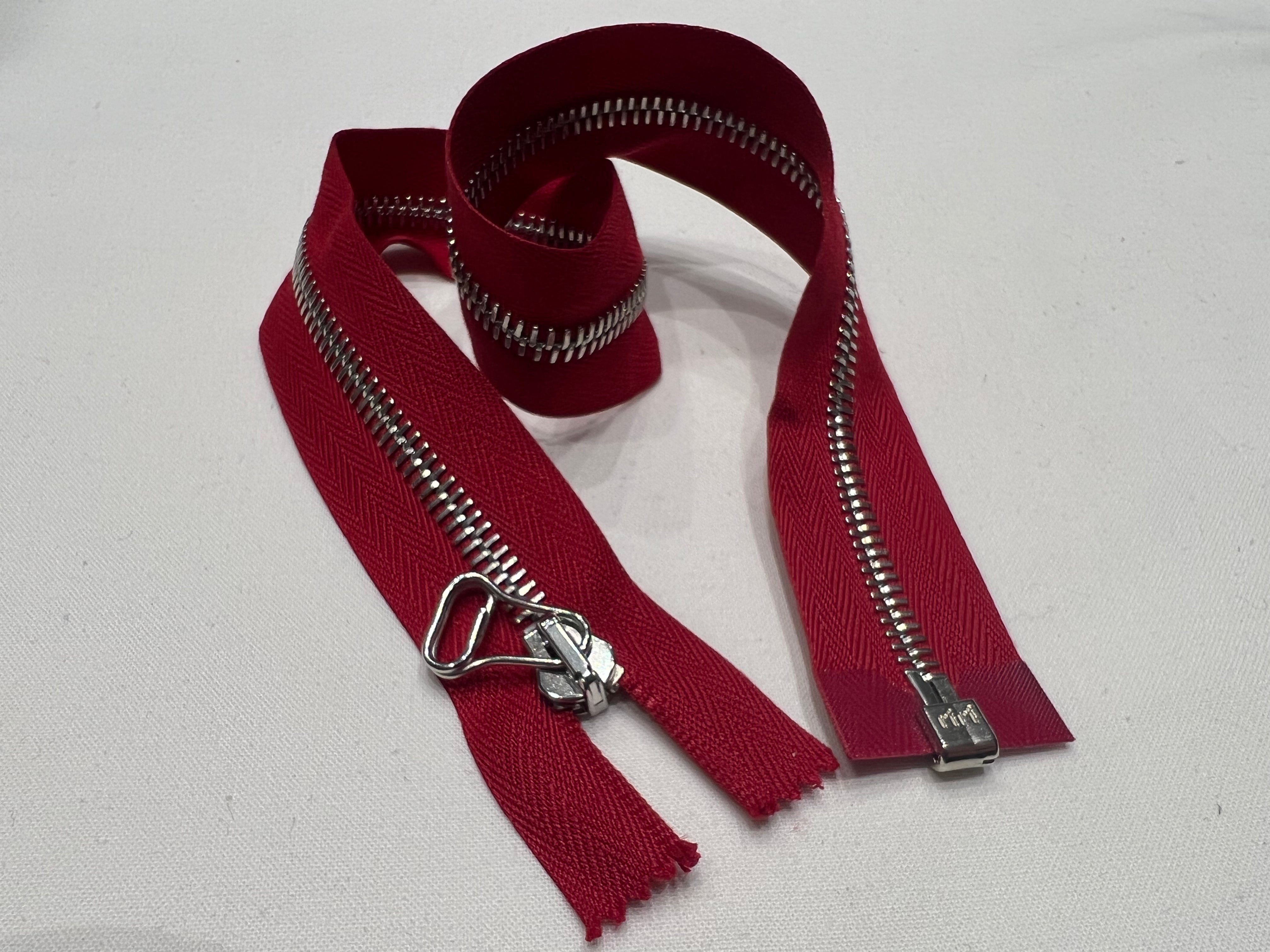 FERMETURE SÉPARABLE ROUGE 45CM - My Little Coupon