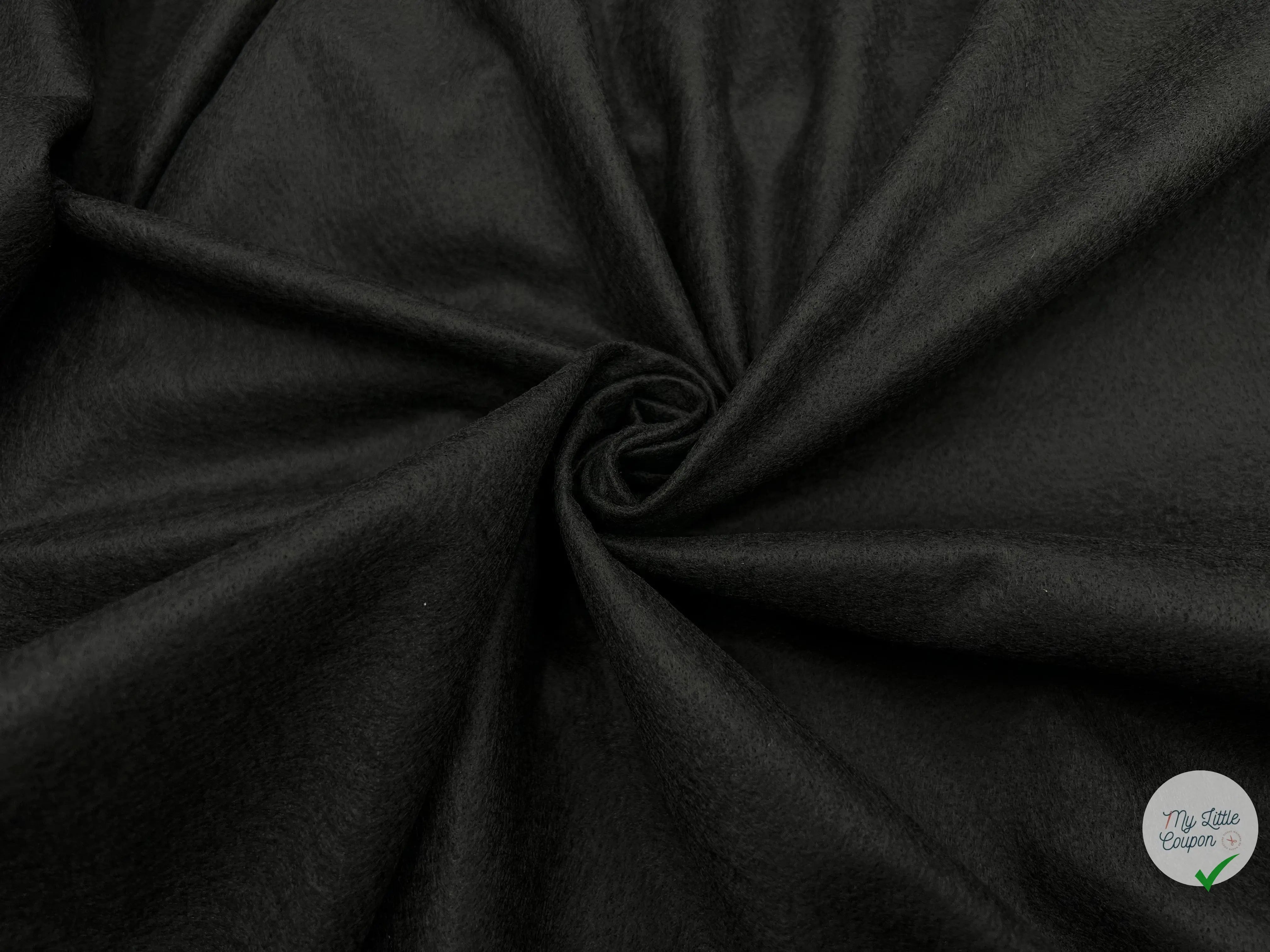 FEUTRINE NOIRE - coupon de tissu de 3 mètres - My Little Coupon - tissu - coudre