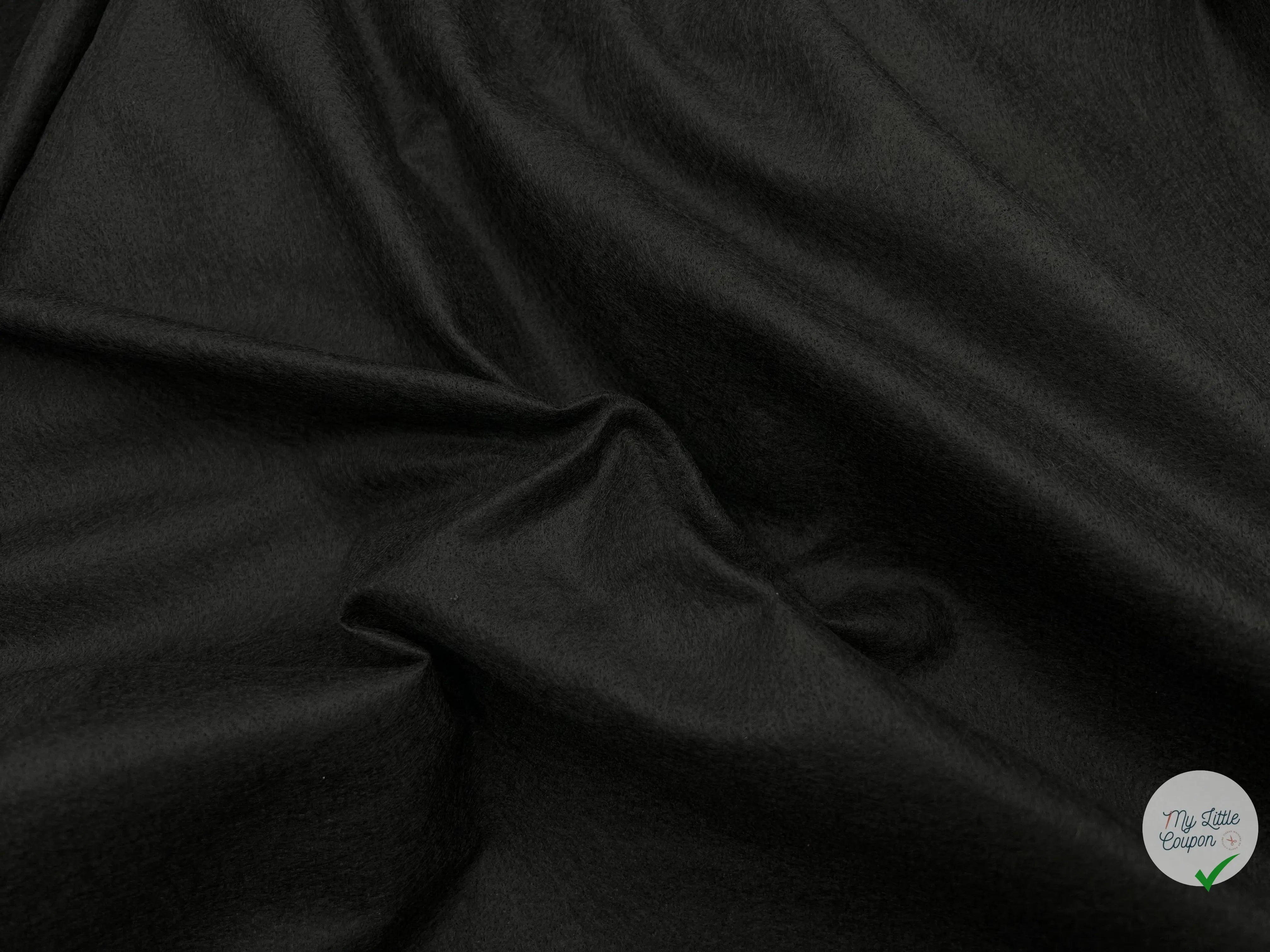 FEUTRINE NOIRE - coupon de tissu de 3 mètres - My Little Coupon - tissu - coudre