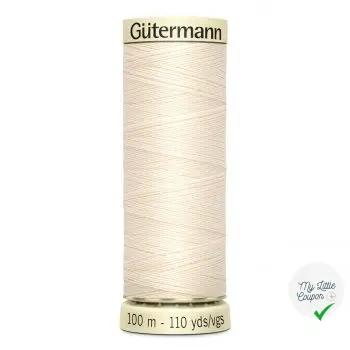 FIL À COUDRE 100 M GÜTERMANN 802 - My Little Coupon