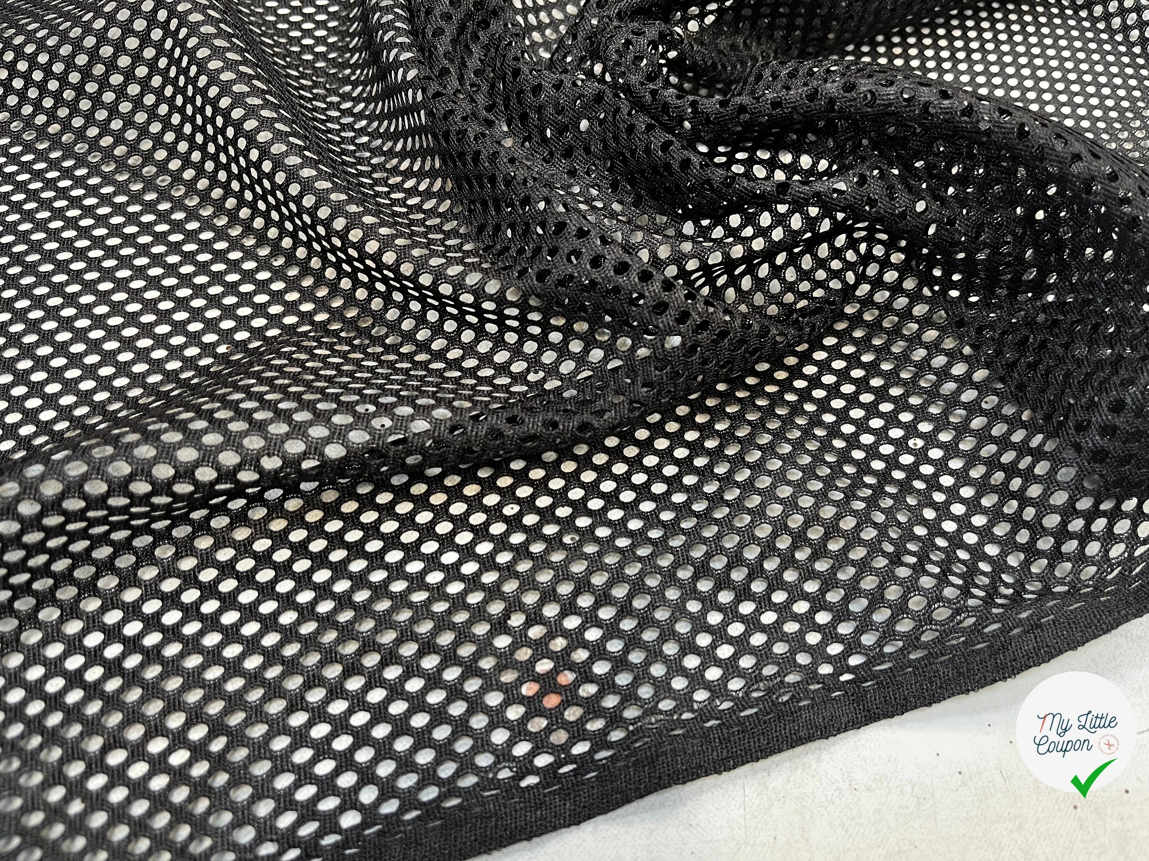 FILLET MESH UNI NOIR 150CM - My Little Coupon