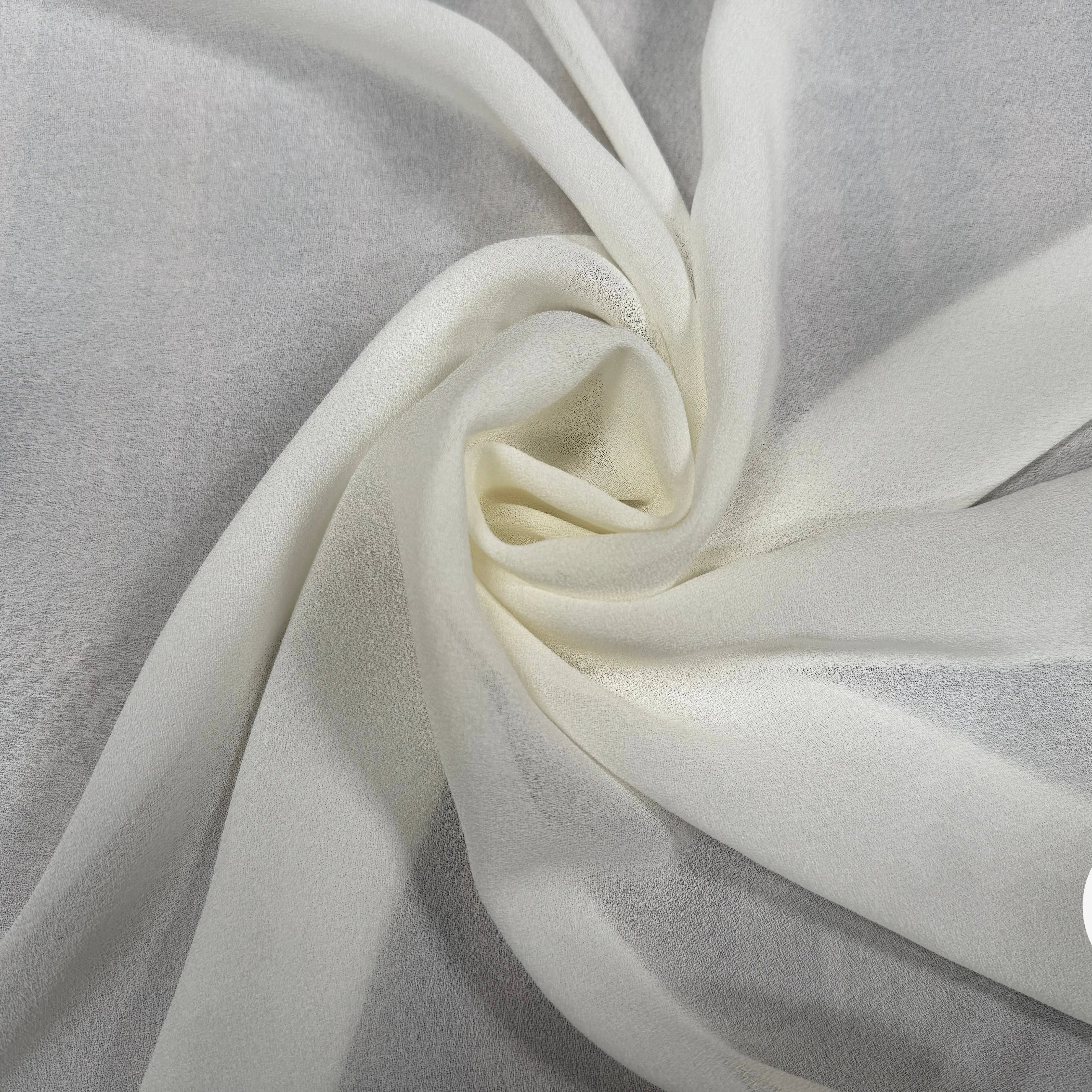 FINE SHEER CRÊPE 100 % VISCOSE , Pristine White - My Little Coupon