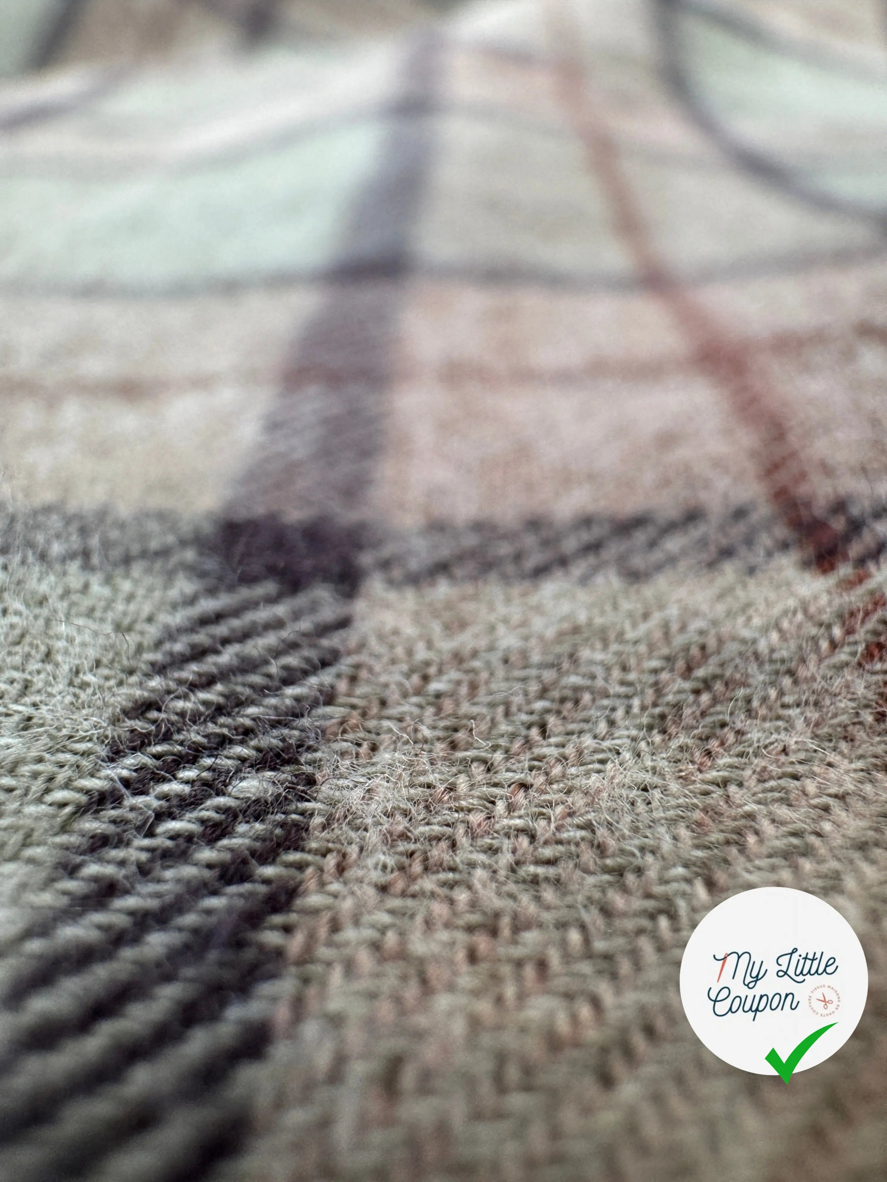 FLANELETTE TRAPPEUR SERGĂ PRESTIGE JAPON COTON 30% LAINEÂ - My Little Coupon