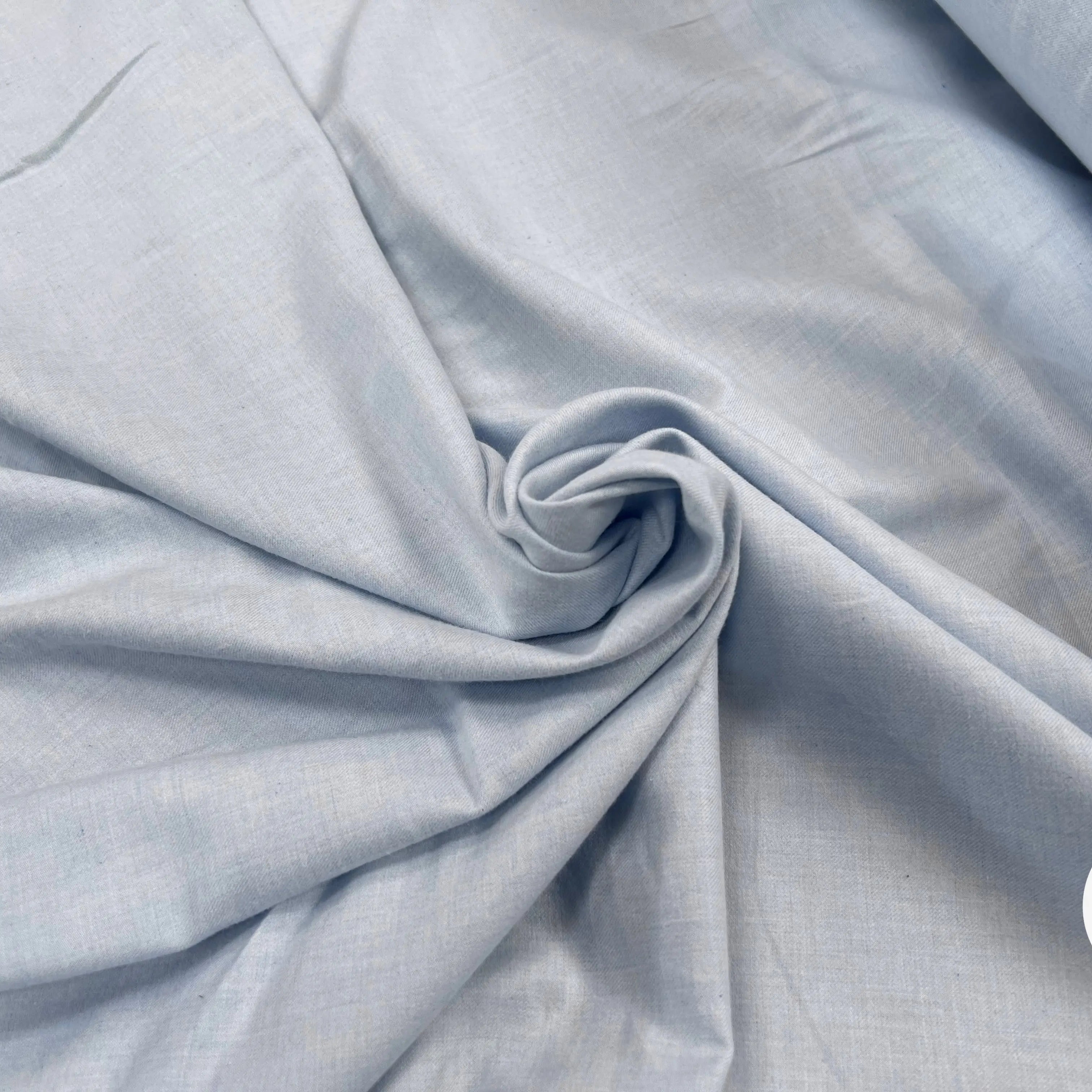 FLANELLE DE COTON DOUCE BLEU CLAIR - My Little Coupon