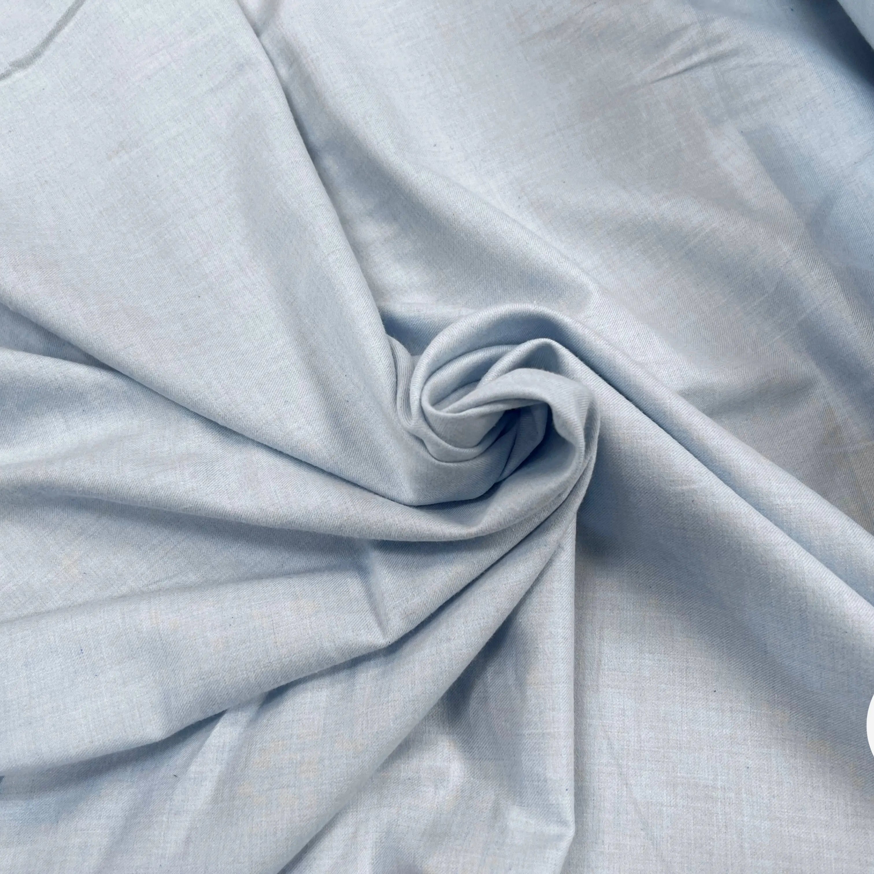 FLANELLE DE COTON DOUCE BLEU CLAIR - My Little Coupon