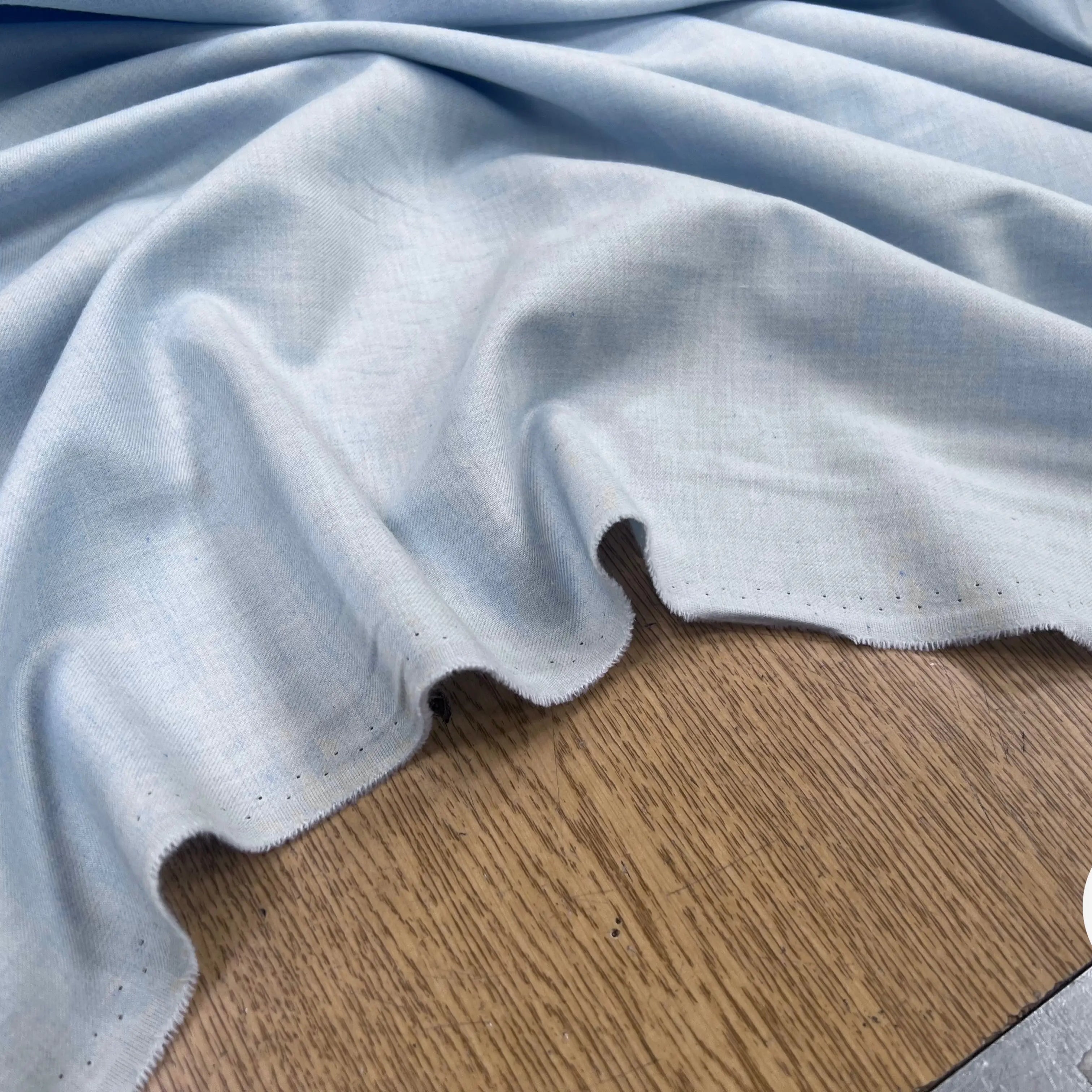 FLANELLE DE COTON DOUCE BLEU CLAIR - My Little Coupon