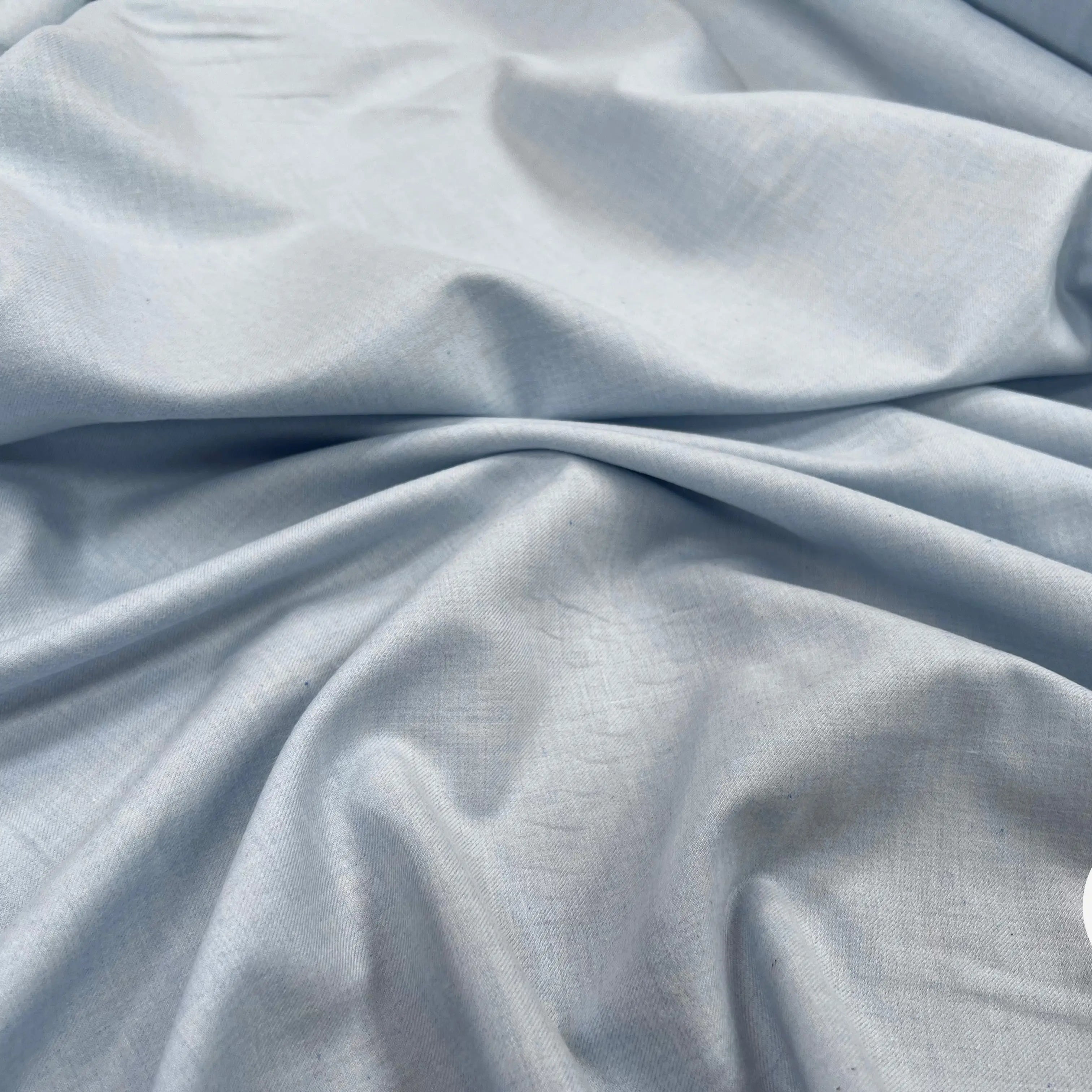 FLANELLE DE COTON DOUCE BLEU CLAIR - My Little Coupon