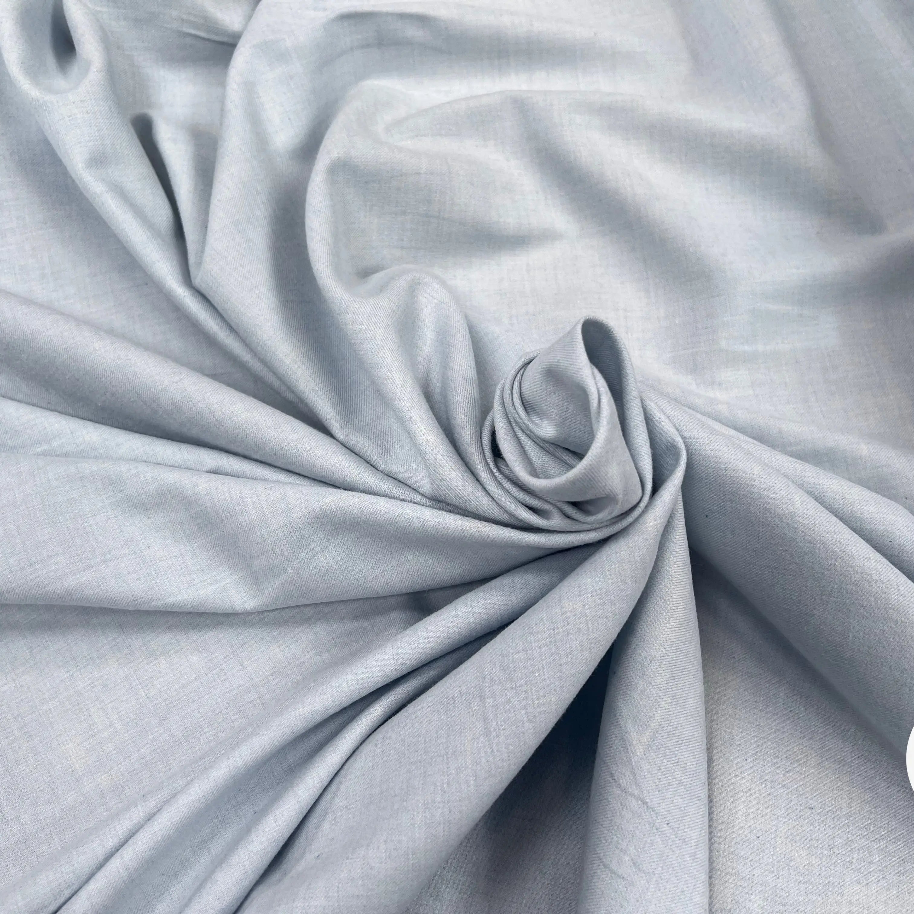 FLANELLE DE COTON DOUCE BLEU CLAIR - My Little Coupon