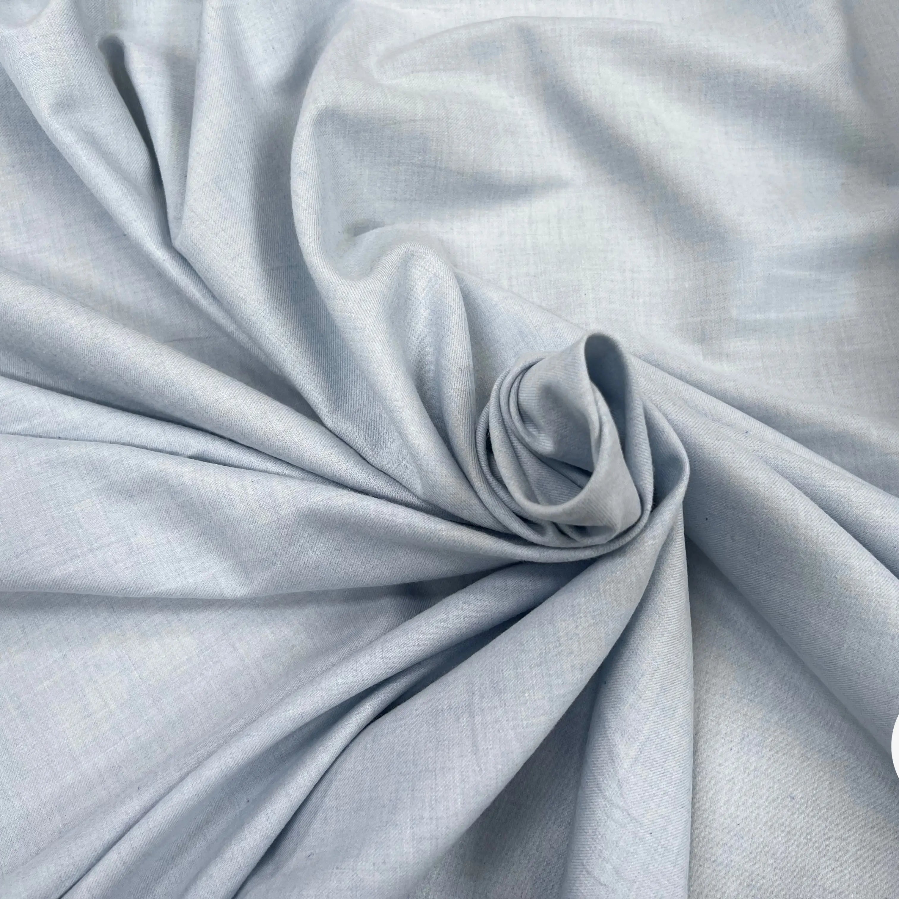 FLANELLE DE COTON DOUCE BLEU CLAIR - My Little Coupon