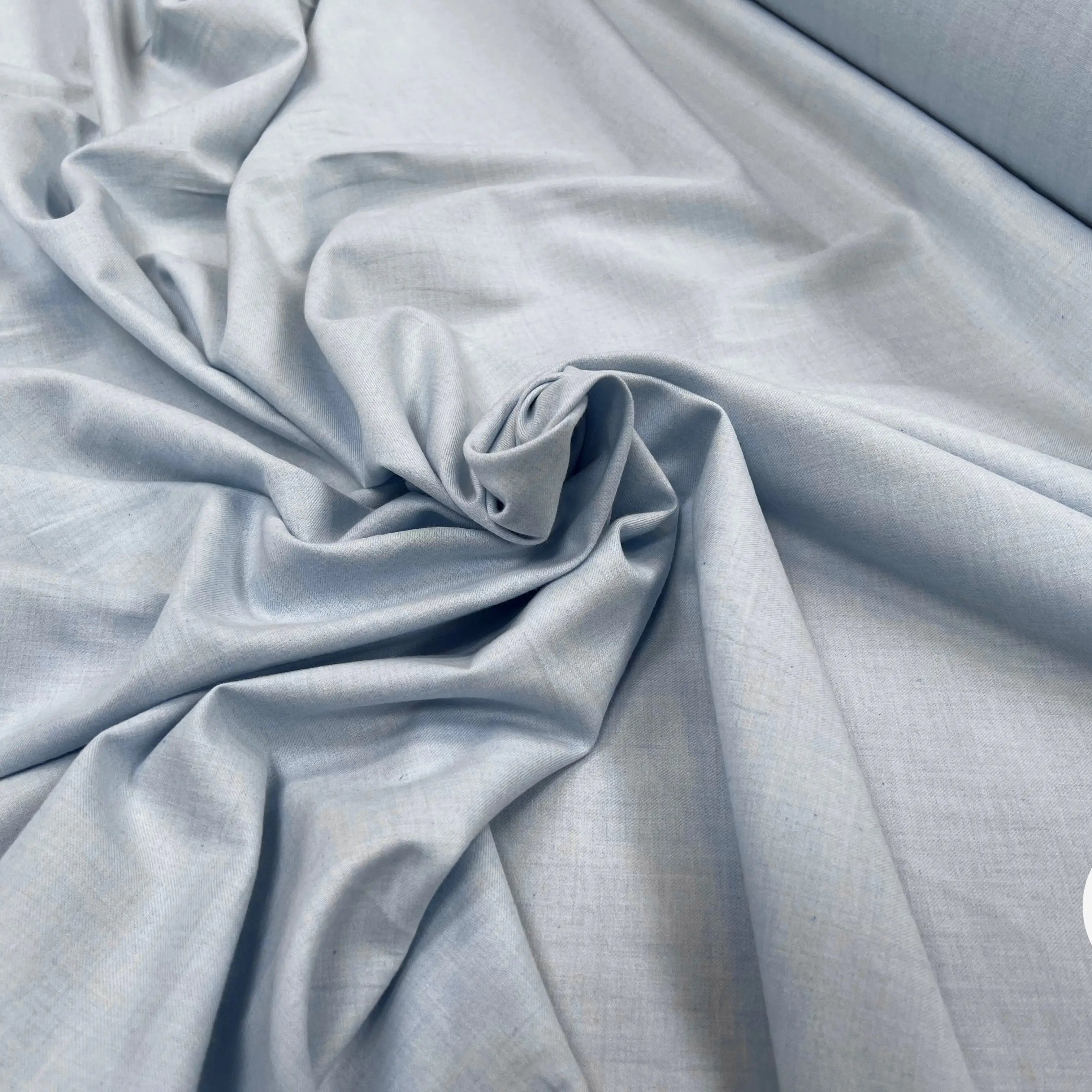 FLANELLE DE COTON DOUCE BLEU CLAIR - My Little Coupon