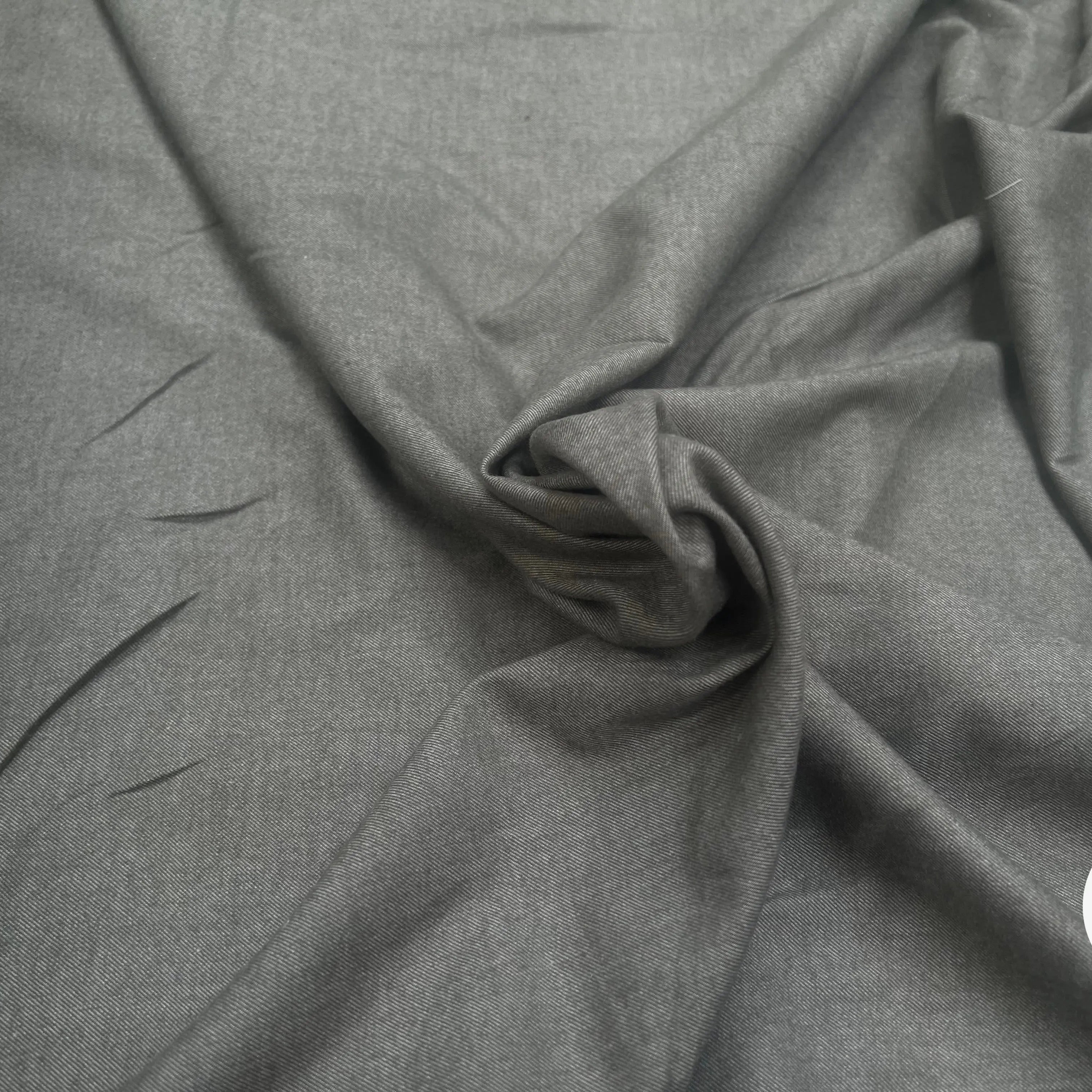 FLANELLE DE COTON SERGEE VERT TILLEUL DOUCE - My Little Coupon